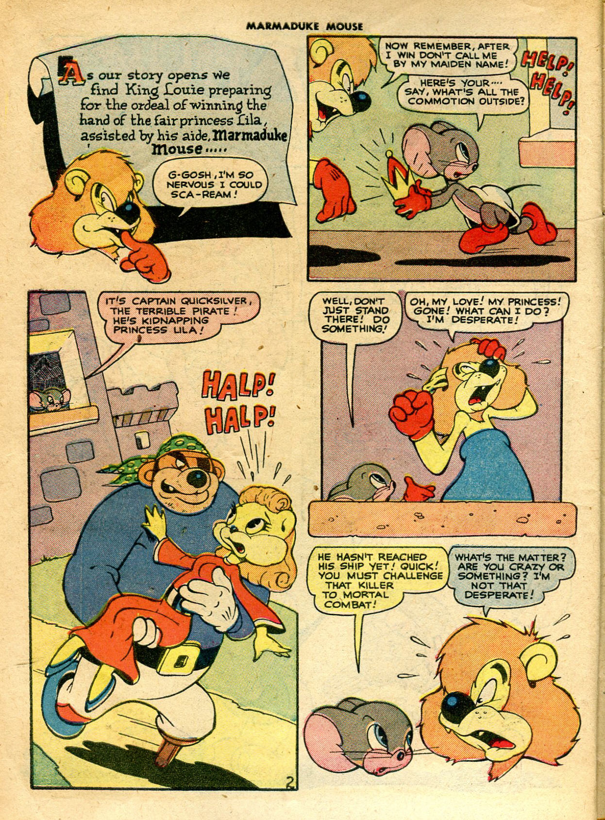 Read online Marmaduke Mouse comic -  Issue #6 - 4
