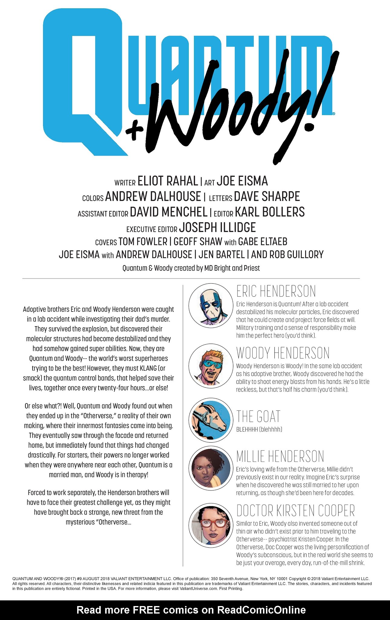 Read online Quantum and Woody! (2017) comic -  Issue #9 - 2