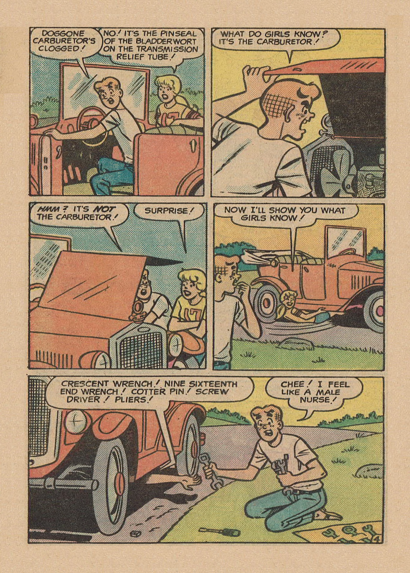 Read online Betty and Veronica Digest Magazine comic -  Issue #9 - 124