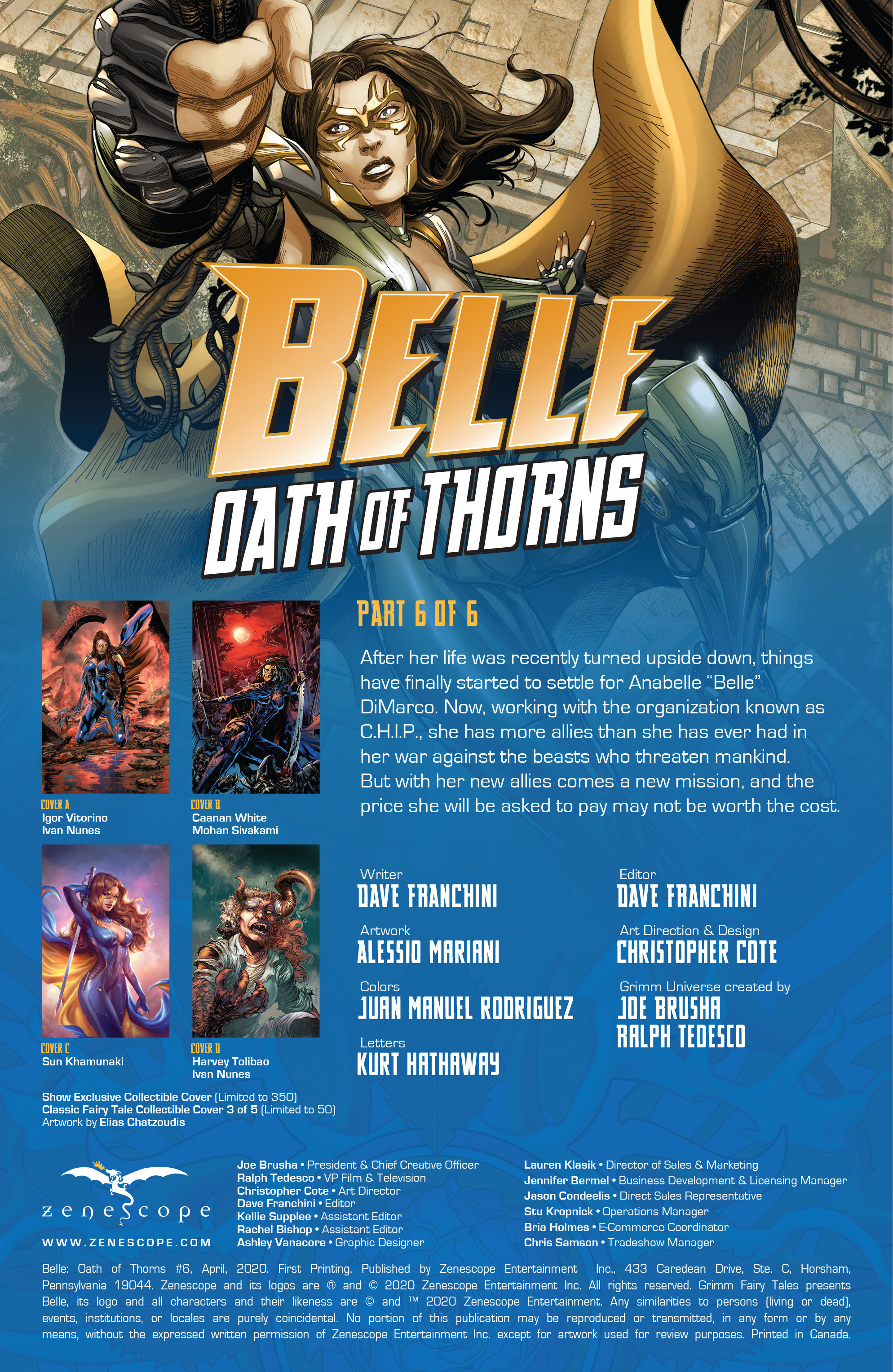 Read online Belle: Oath of Thorns comic -  Issue #6 - 2
