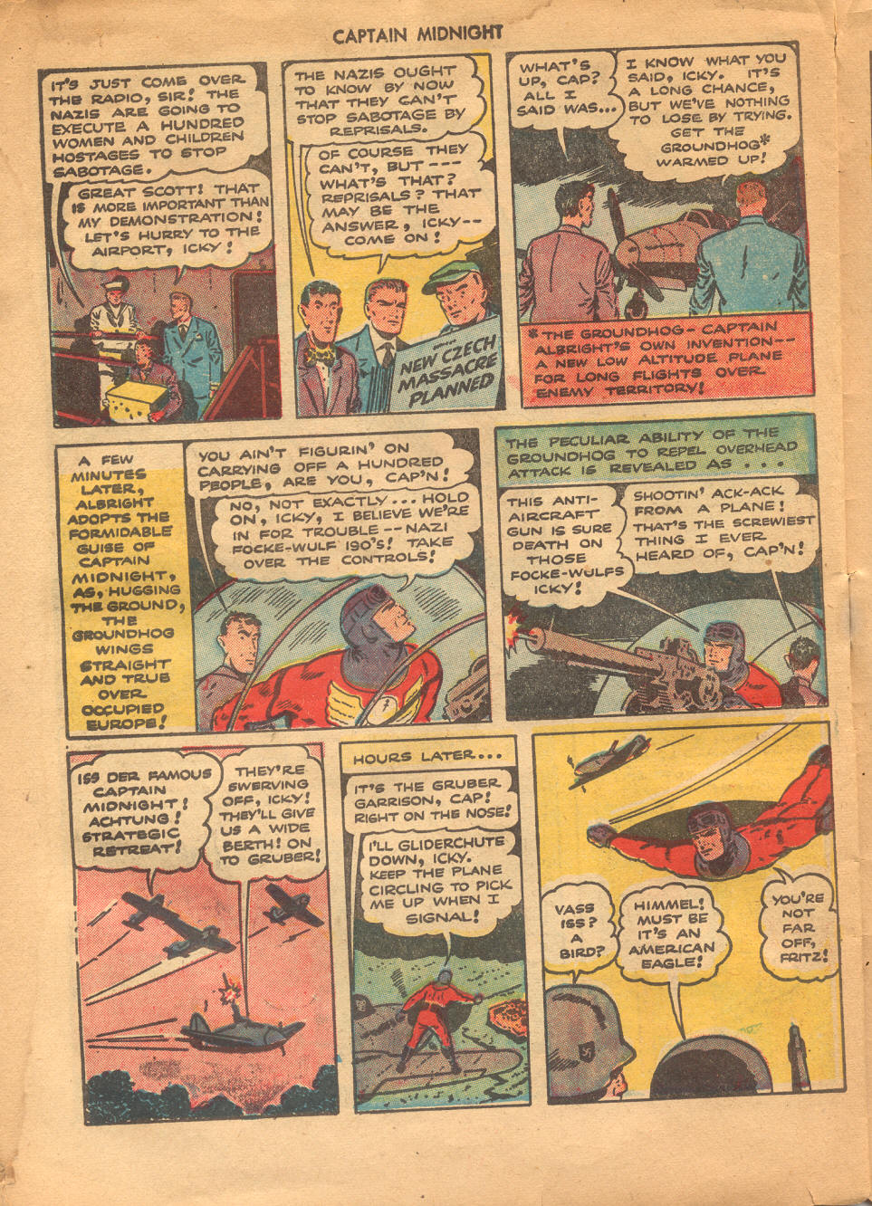 Read online Captain Midnight (1942) comic -  Issue #23 - 26