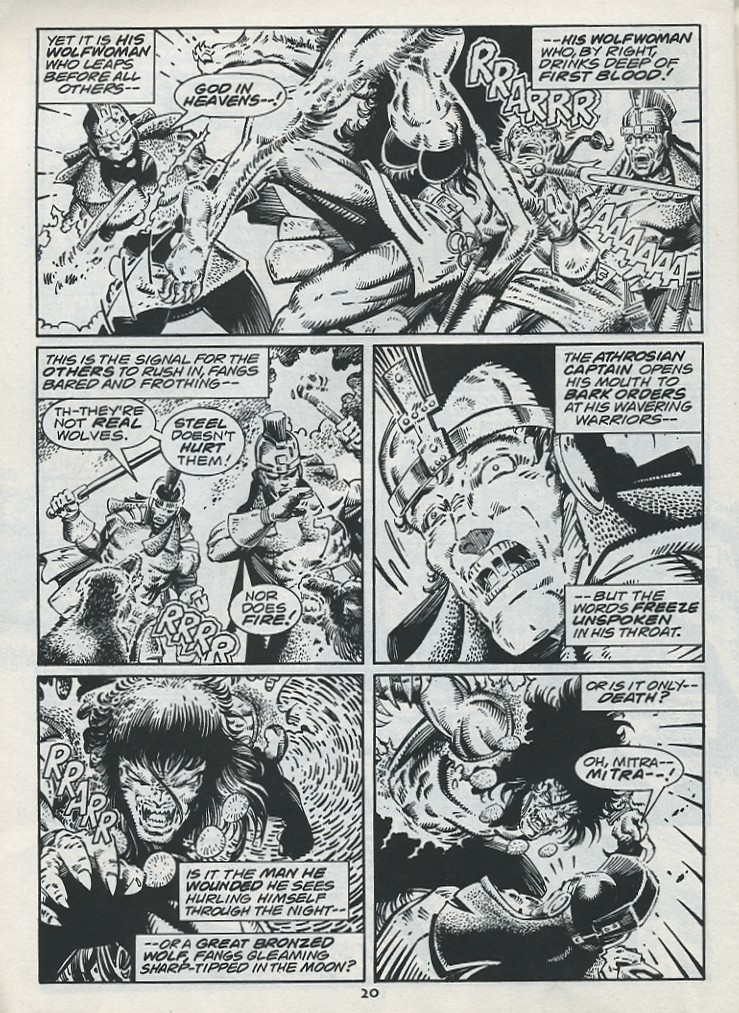 Read online The Savage Sword Of Conan comic -  Issue #221 - 22