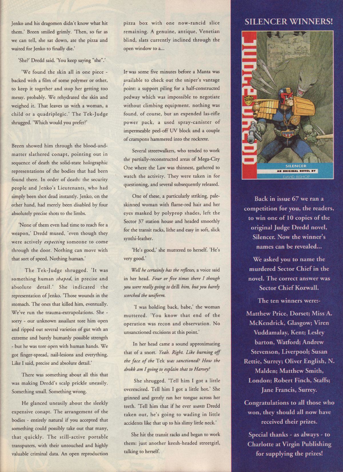 Read online Judge Dredd: The Megazine (vol. 2) comic -  Issue #74 - 31