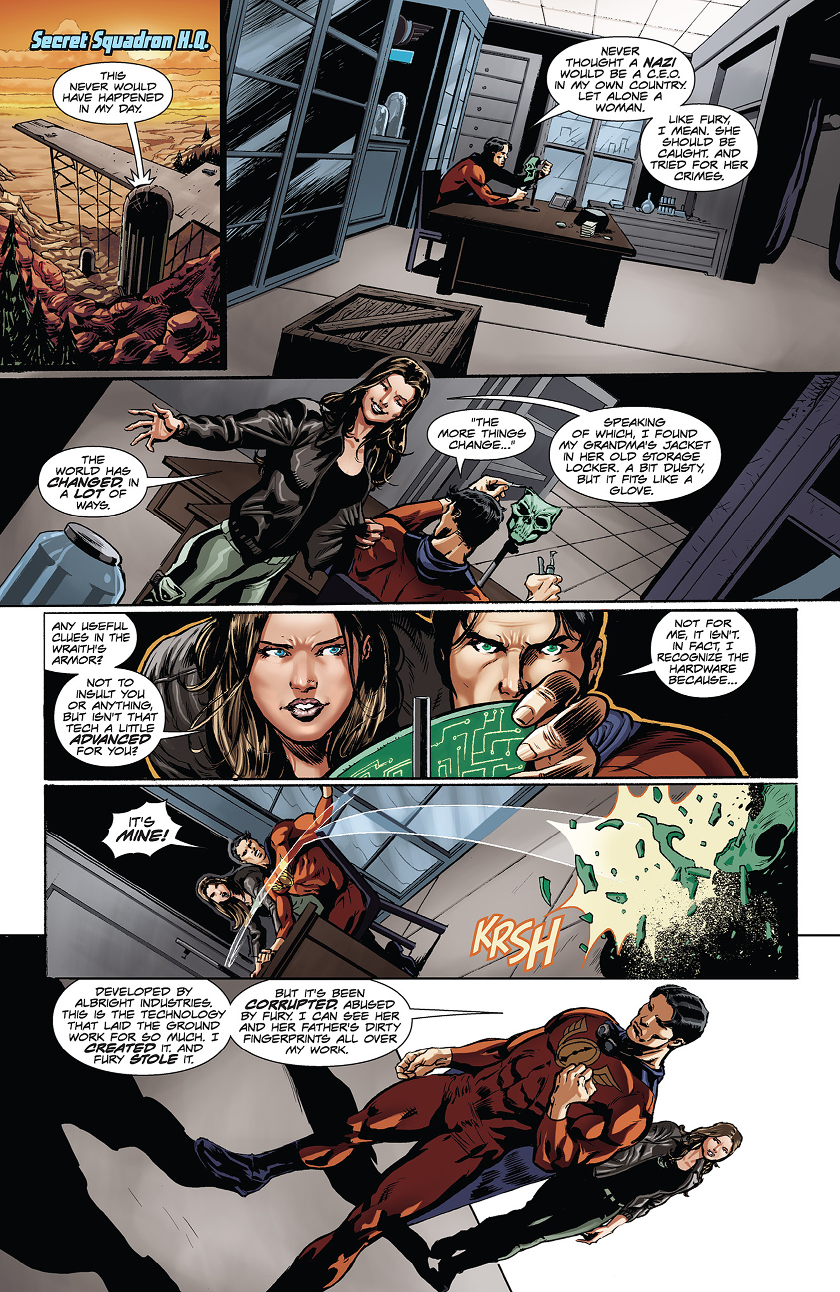 Read online Captain Midnight comic -  Issue #2 - 14