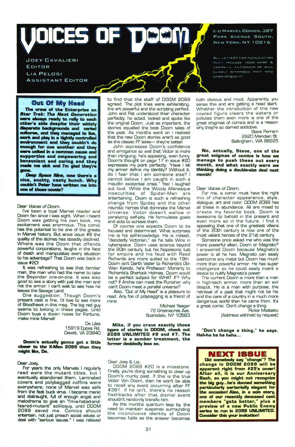 Read online Doom 2099 comic -  Issue #24 - 22
