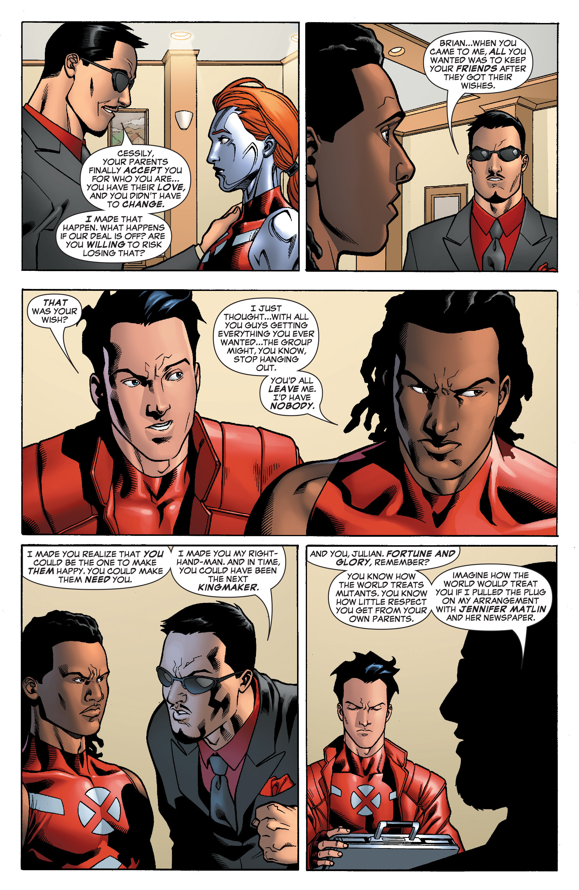 Read online New X-Men: Hellions comic -  Issue #4 - 6