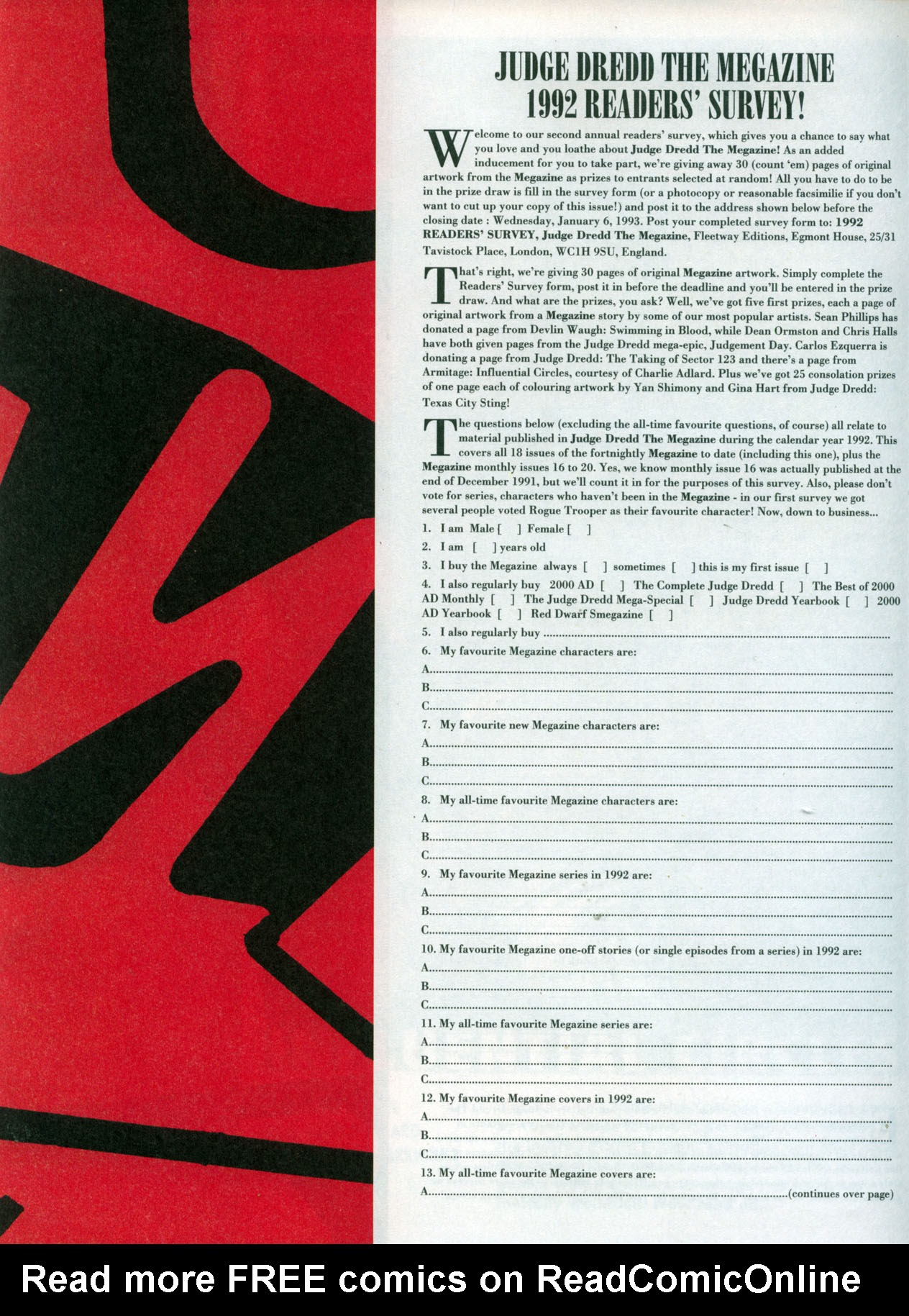 Read online Judge Dredd: The Megazine (vol. 2) comic -  Issue #18 - 21