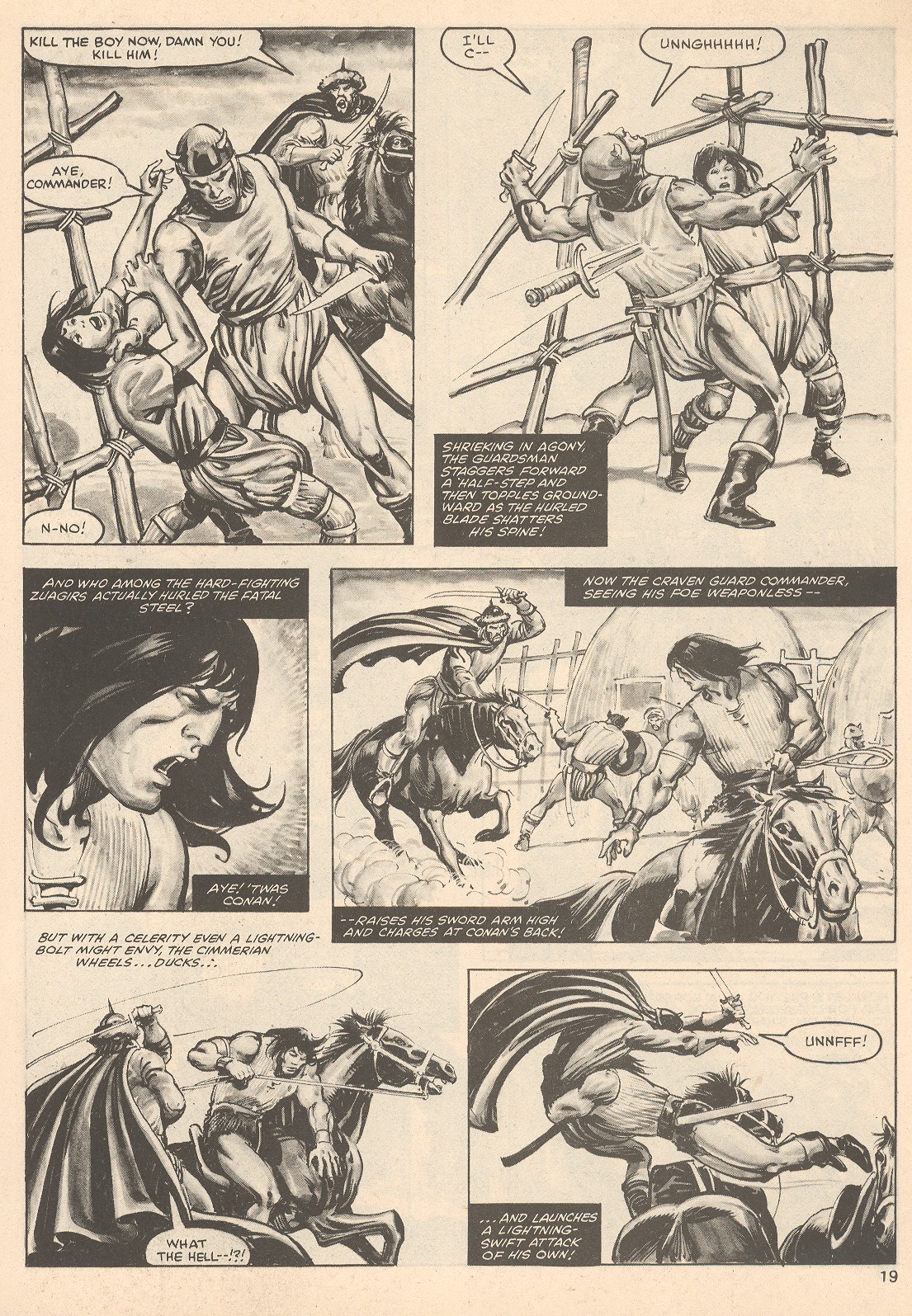 Read online The Savage Sword Of Conan comic -  Issue #76 - 19
