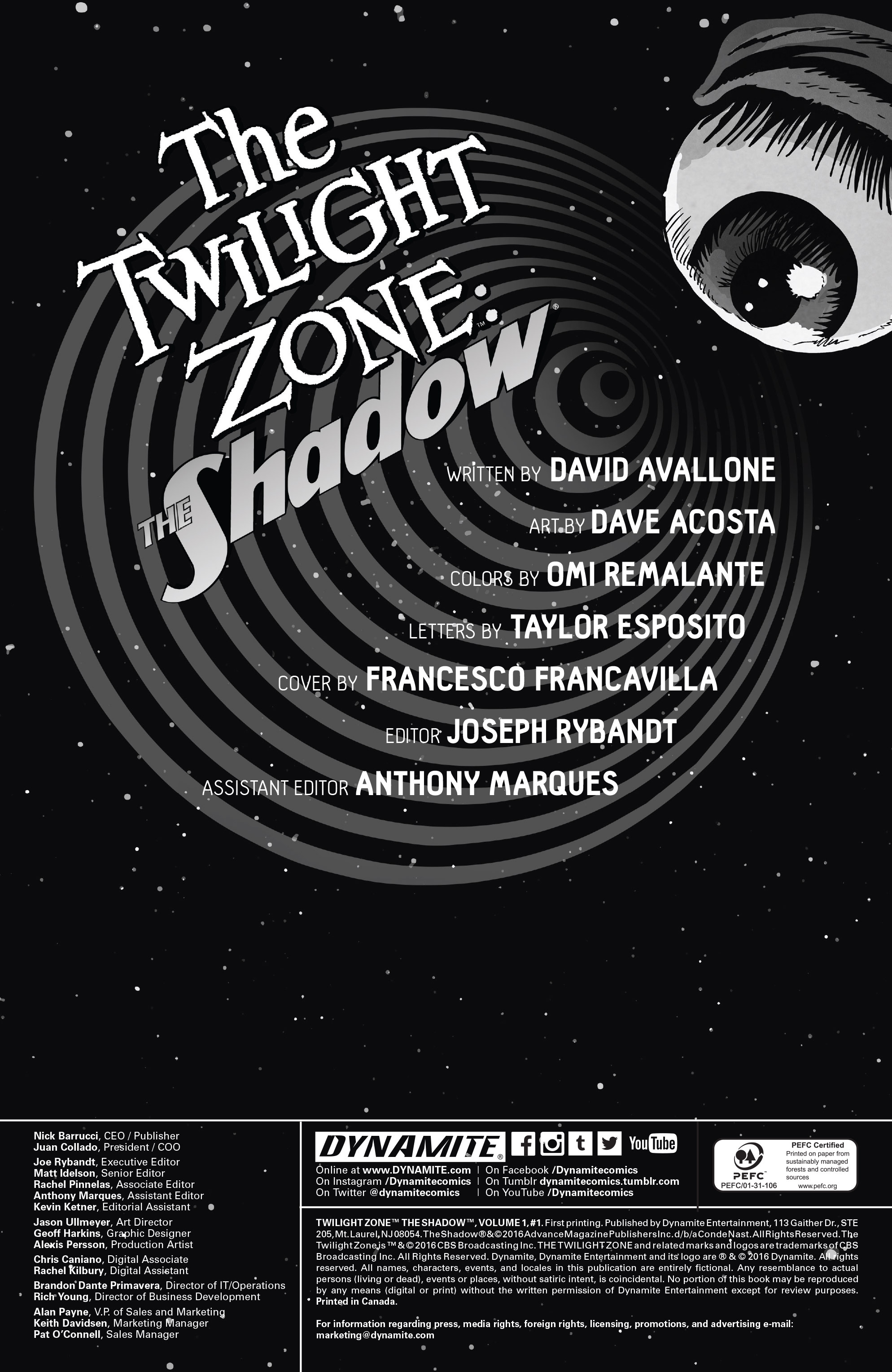 Read online Twilight Zone The Shadow comic -  Issue #1 - 2