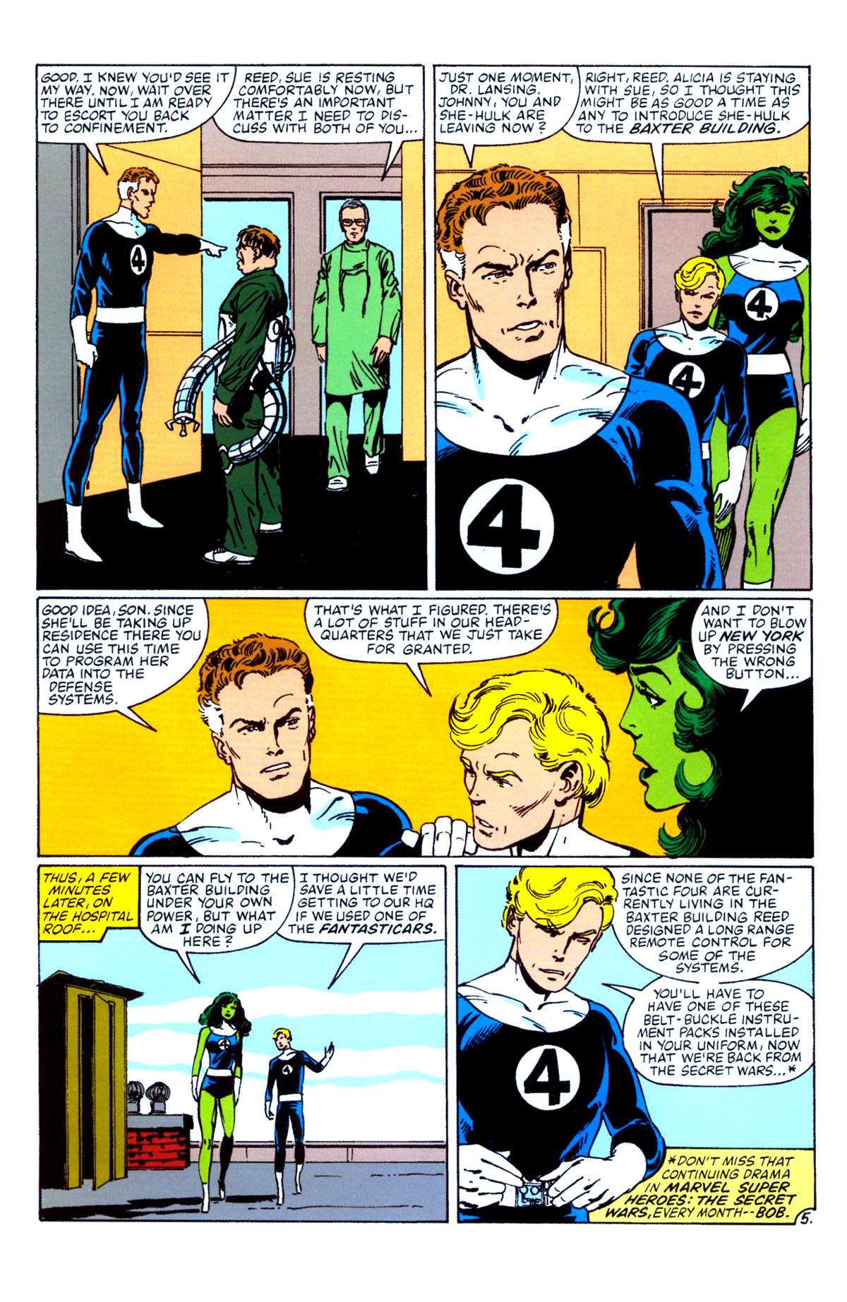Read online Fantastic Four Visionaries: John Byrne comic -  Issue # TPB 5 - 8