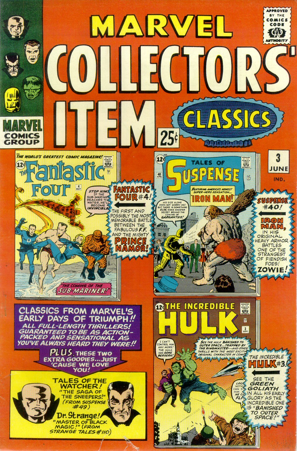Read online Marvel Collectors' Item Classics comic -  Issue #3 - 1