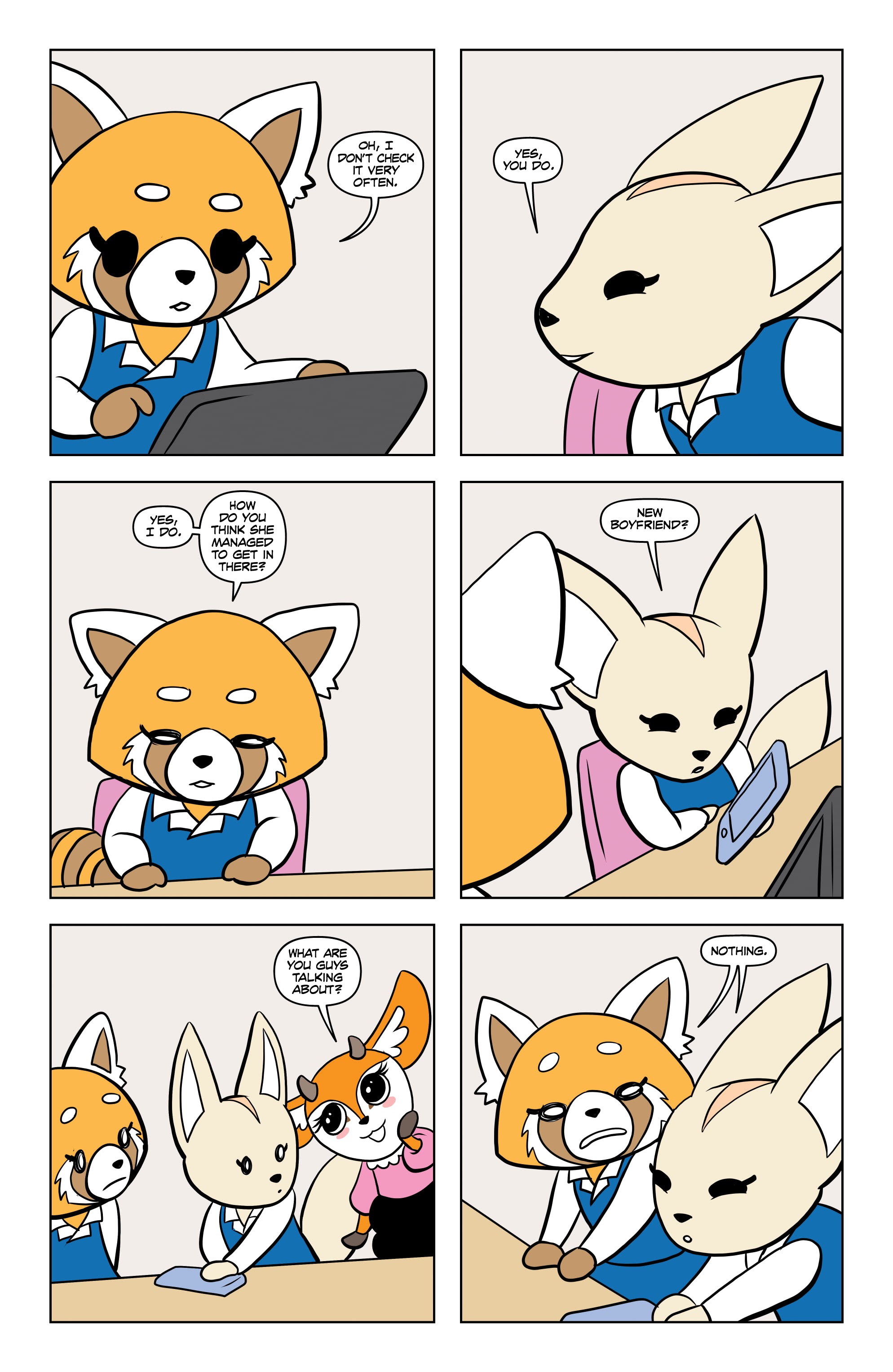 Read online Aggretsuko: Meet Her World comic -  Issue #1 - 4