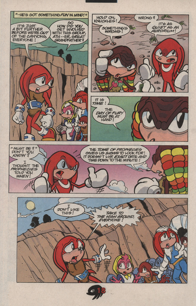 Read online Knuckles the Echidna comic -  Issue #10 - 26