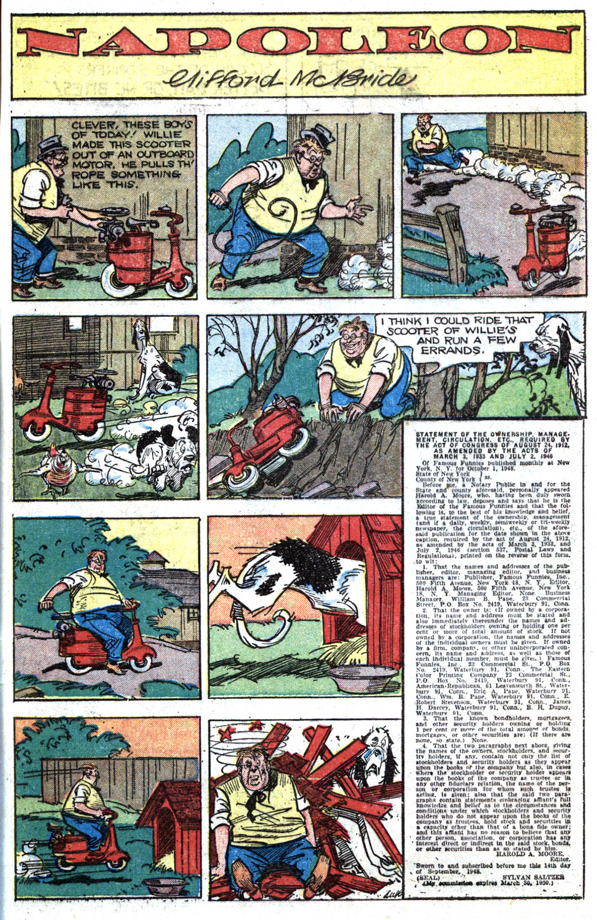 Read online Famous Funnies comic -  Issue #176 - 49