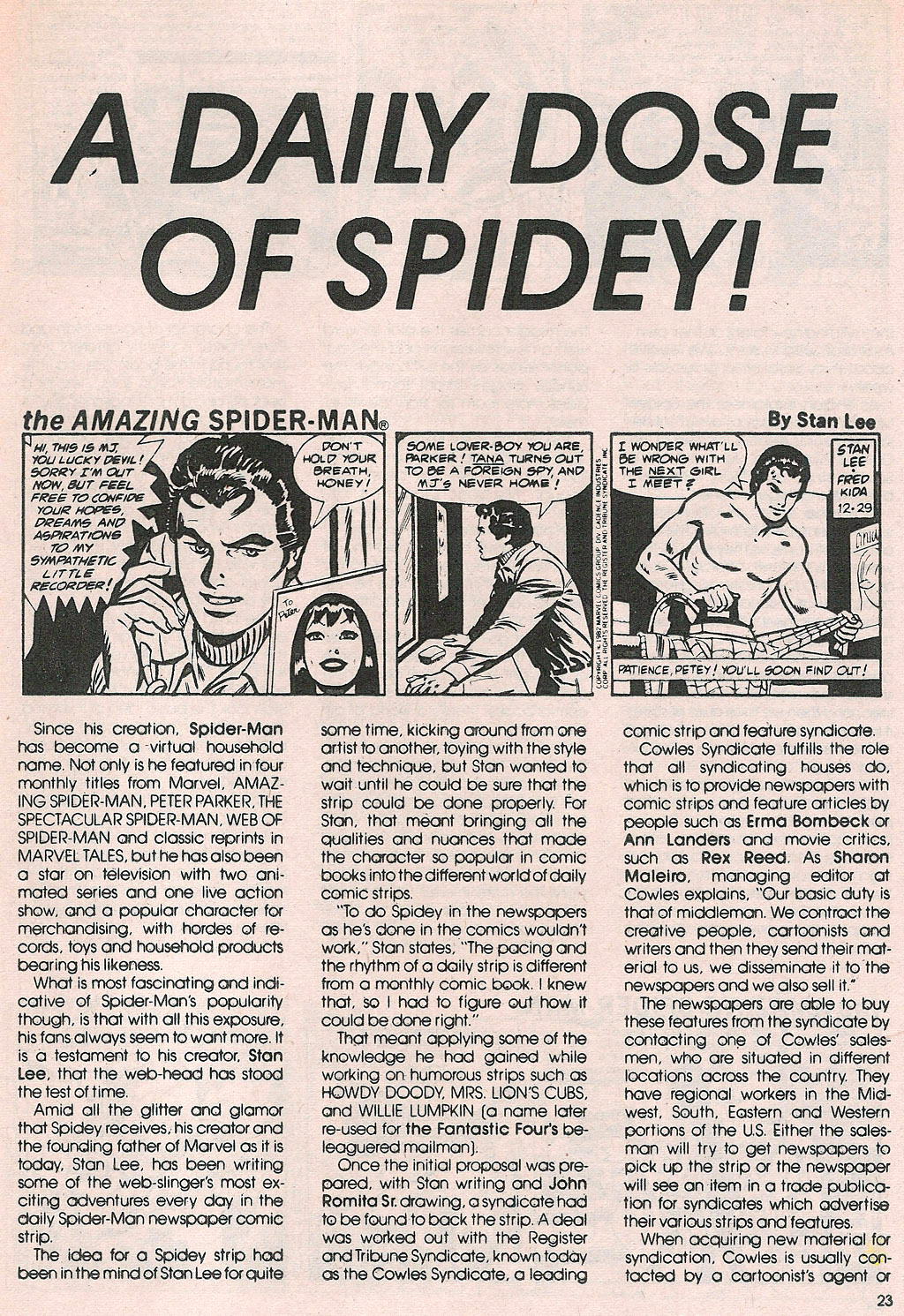 Read online Marvel Age comic -  Issue #41 - 23