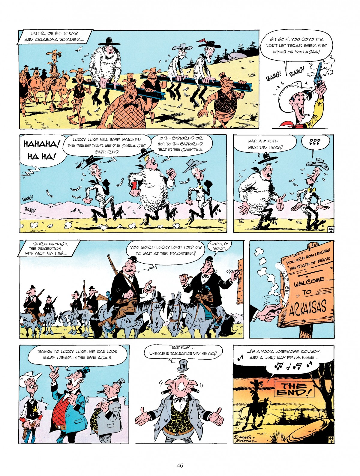 Read online A Lucky Luke Adventure comic -  Issue #4 - 48
