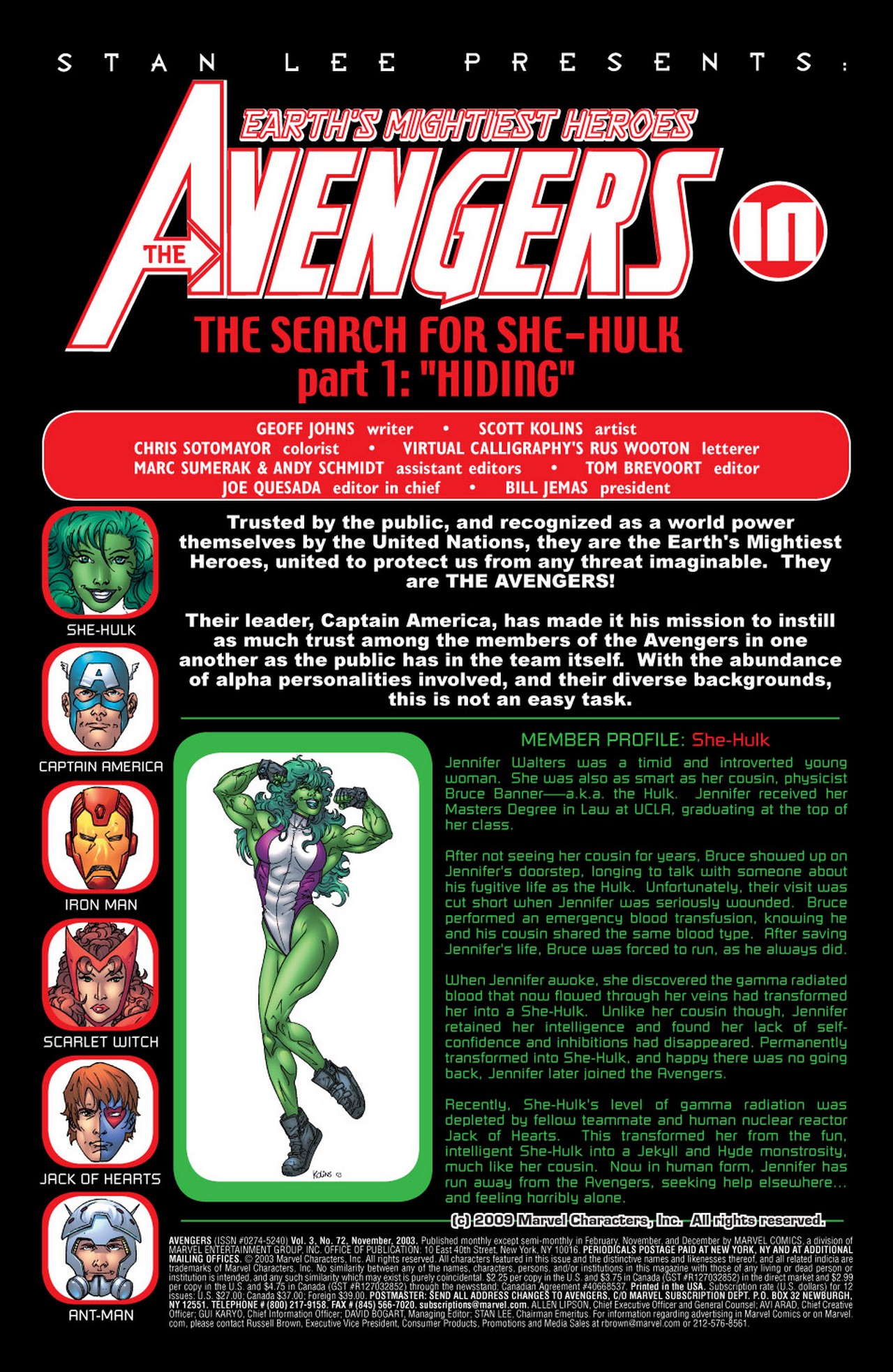Read online Avengers (1998) comic -  Issue #72 - 2