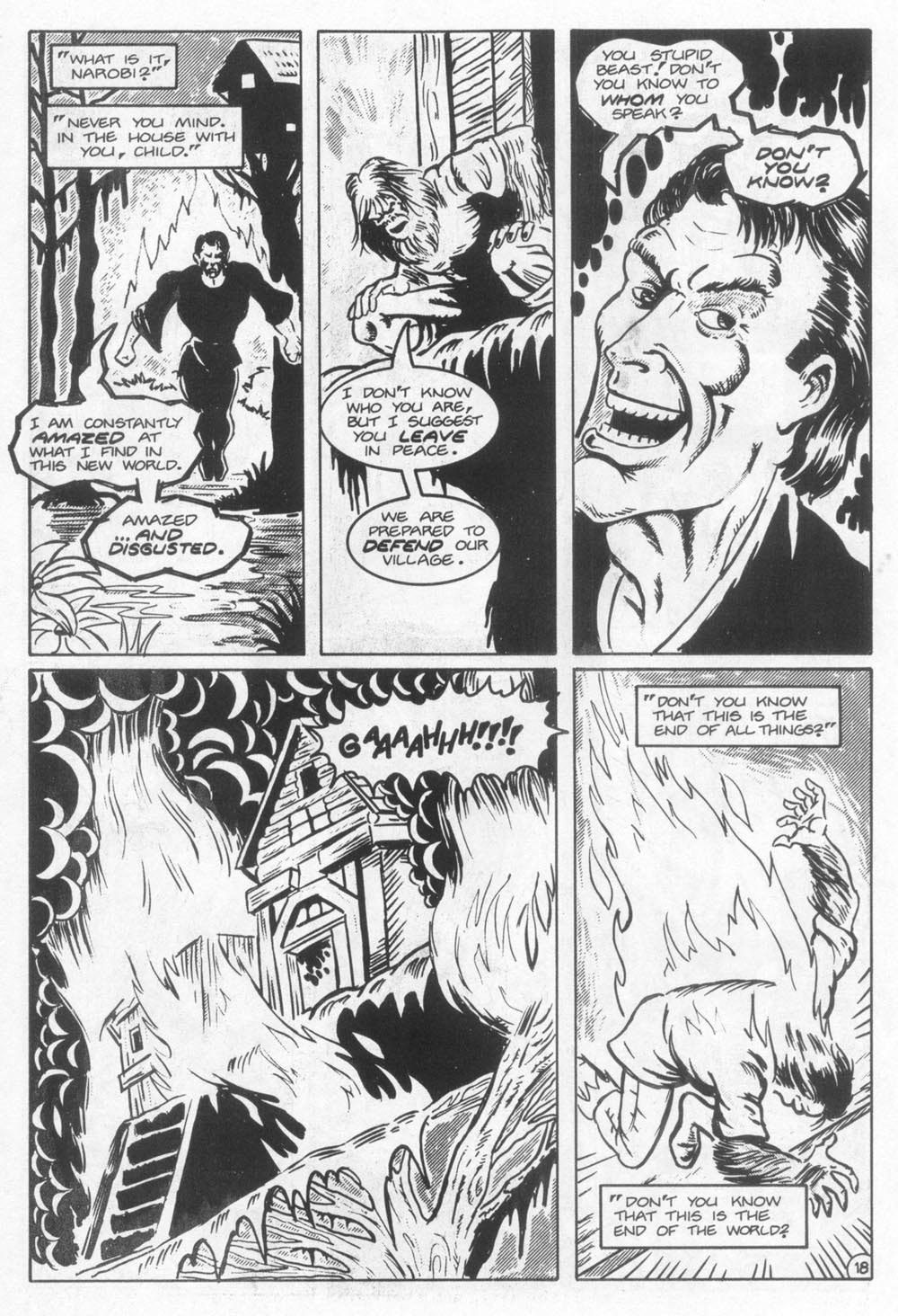 Read online Planet of the Apes (1990) comic -  Issue #21 - 20