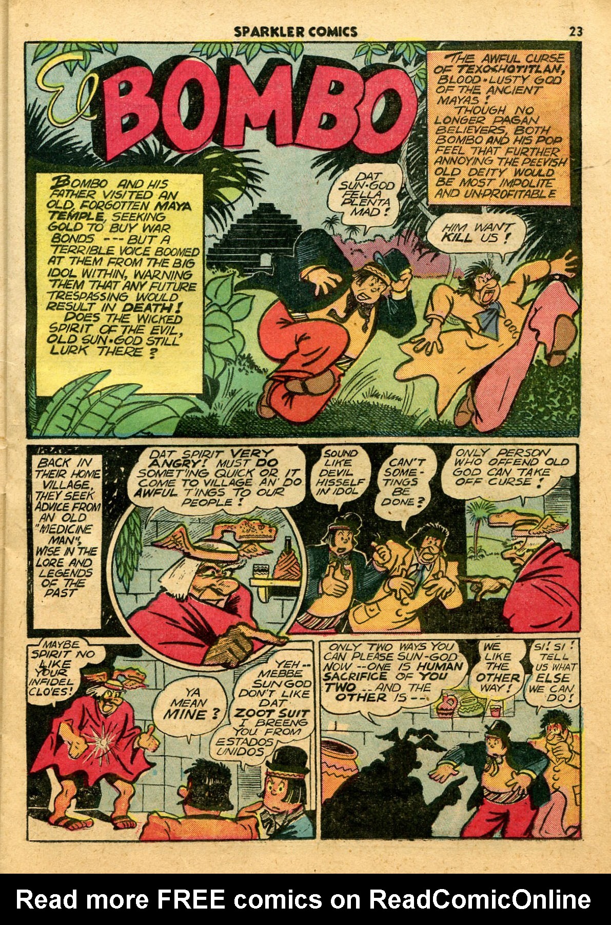 Read online Sparkler Comics comic -  Issue #23 - 25