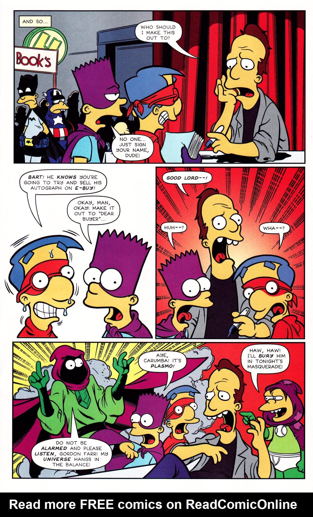 Read online Bongo Comics Presents Simpsons Super Spectacular comic -  Issue #6 - 17