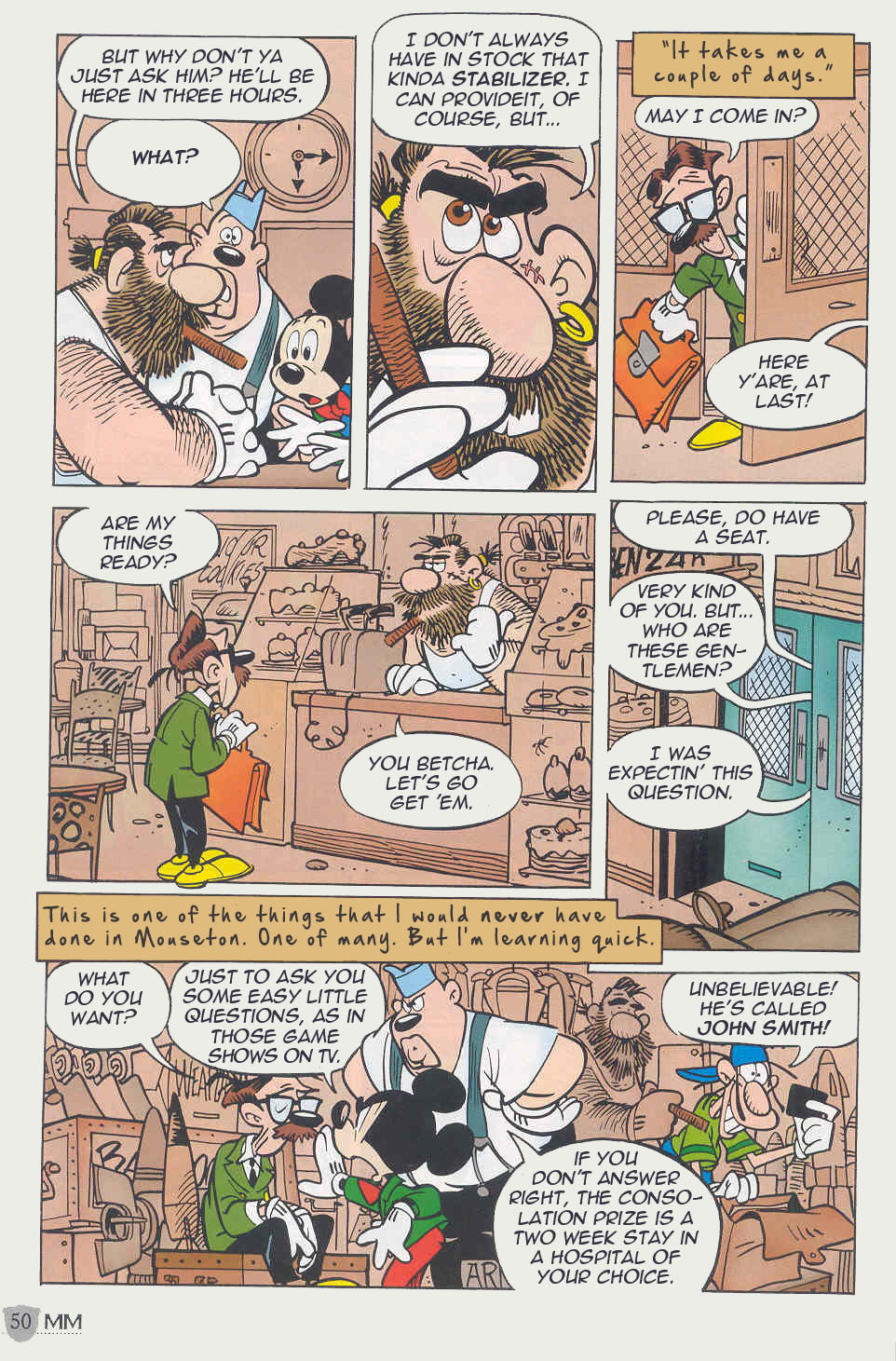 Read online Mickey Mouse Mystery Magazine comic -  Issue #0 - 50