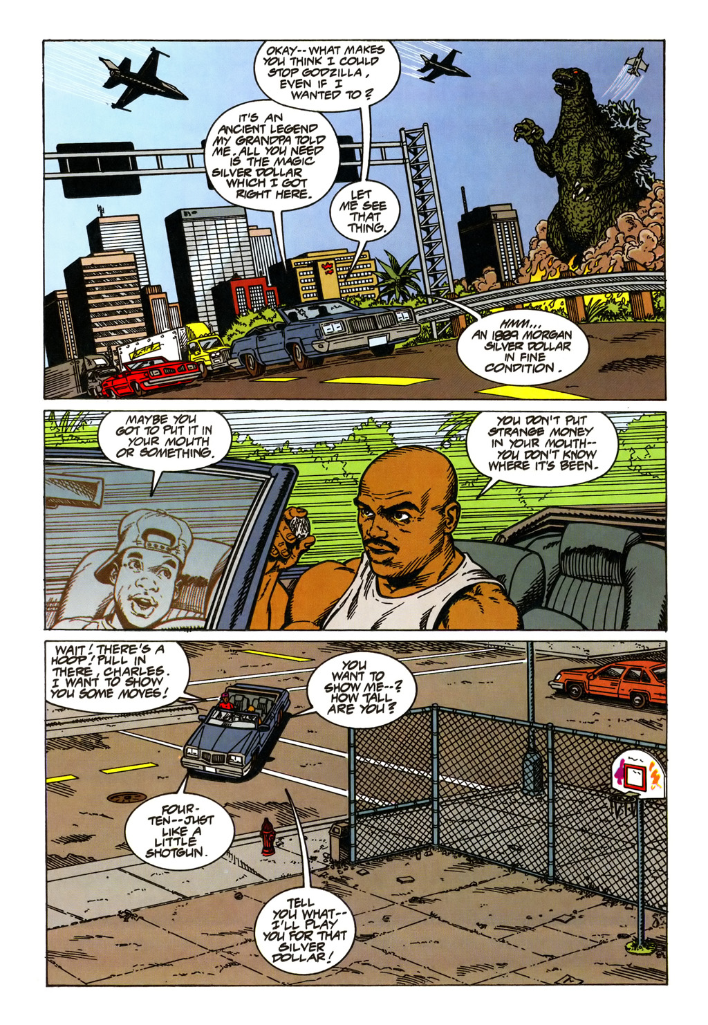 Read online Godzilla vs. Barkley comic -  Issue # Full - 14