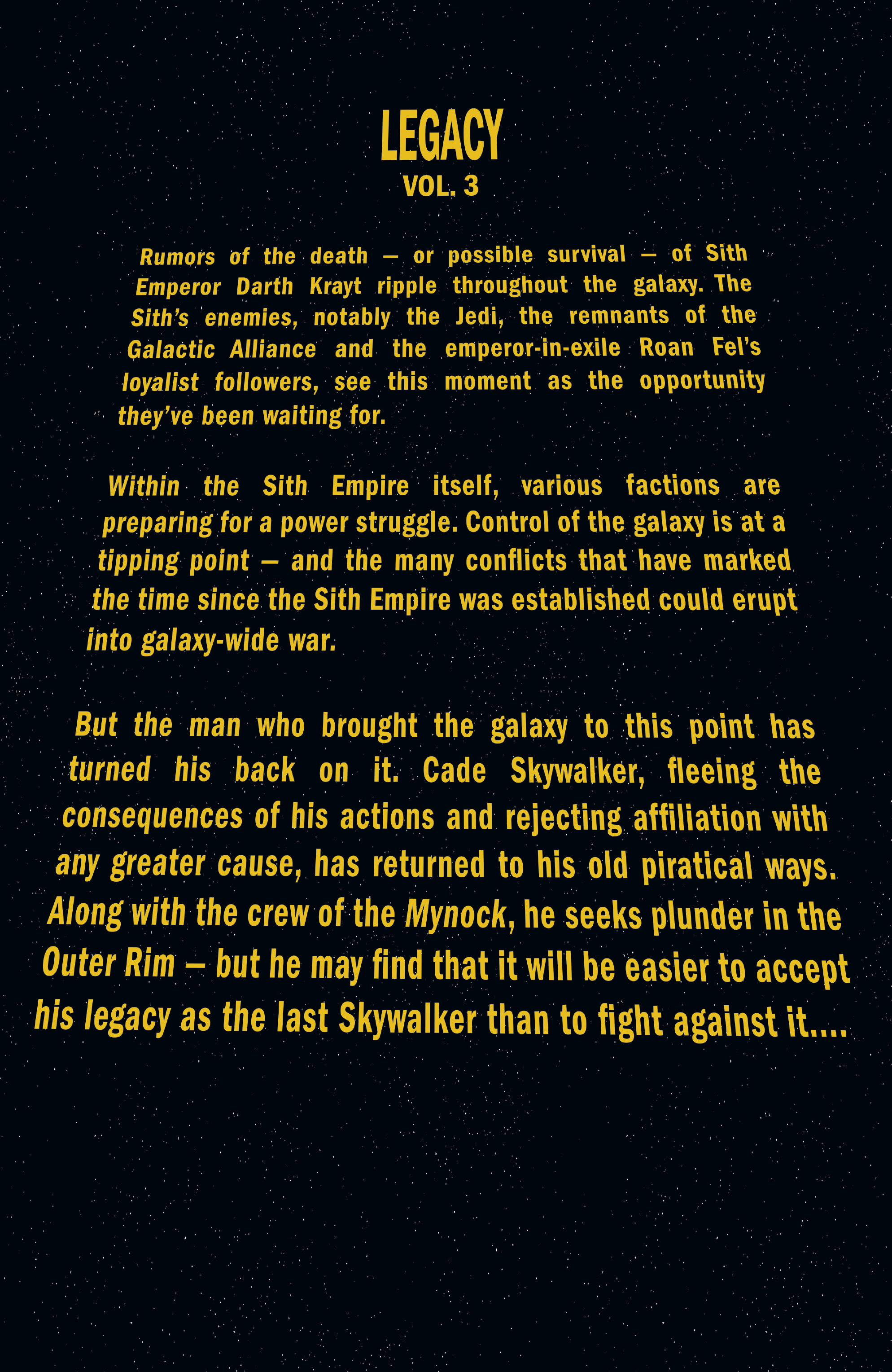 Read online Star Wars Legends: Legacy - Epic Collection comic -  Issue # TPB 3 (Part 1) - 6
