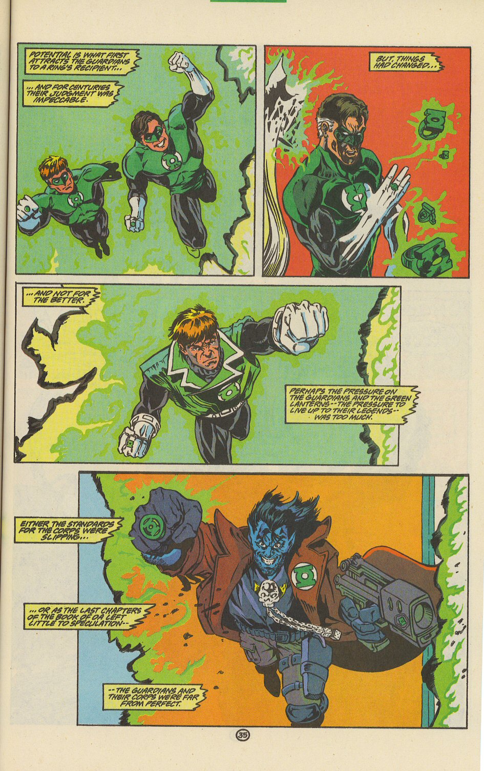 Read online Green Lantern Corps Quarterly comic -  Issue #8 - 36