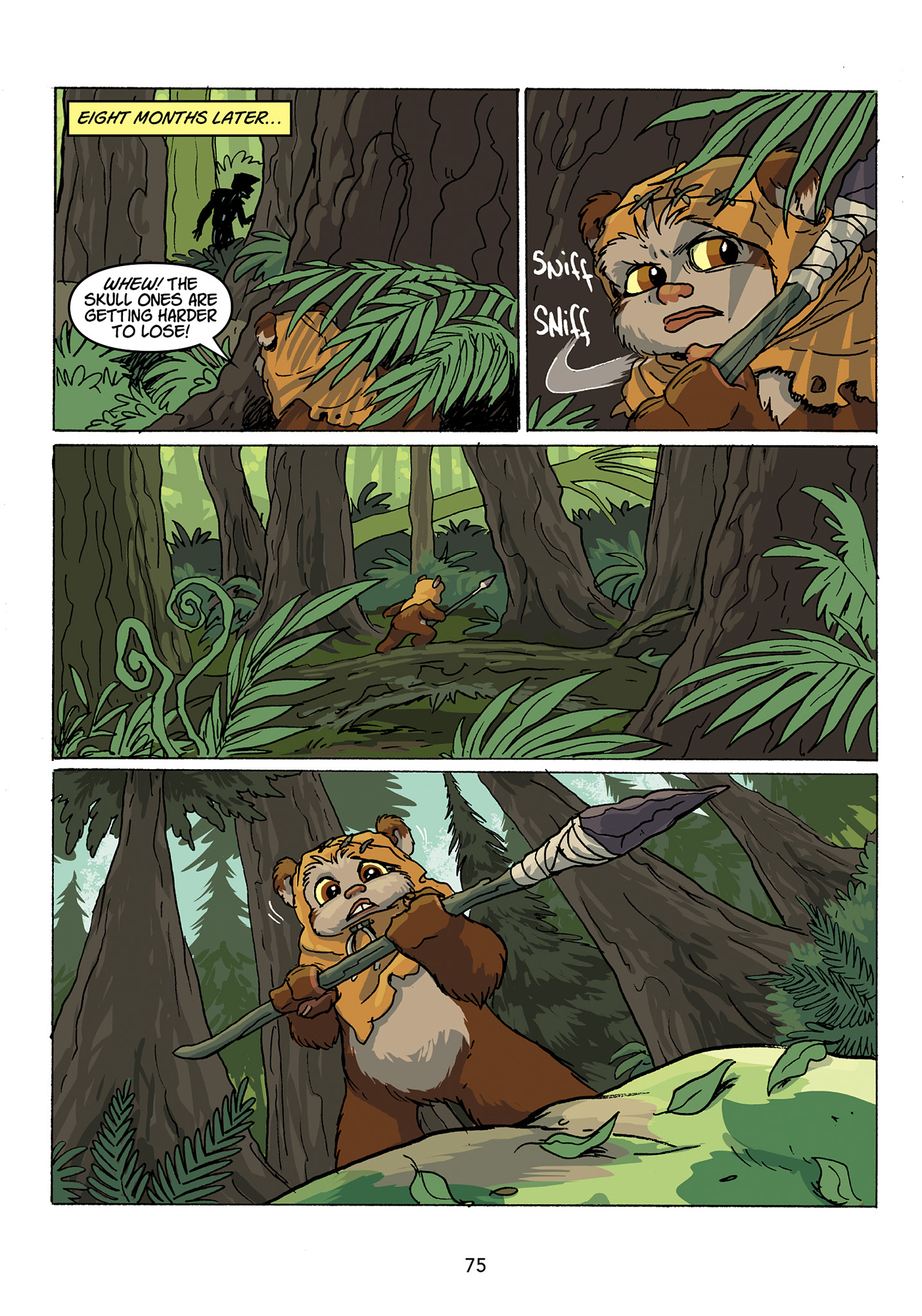 Read online Star Wars: Ewoks - Shadows of Endor comic -  Issue # TPB - 76