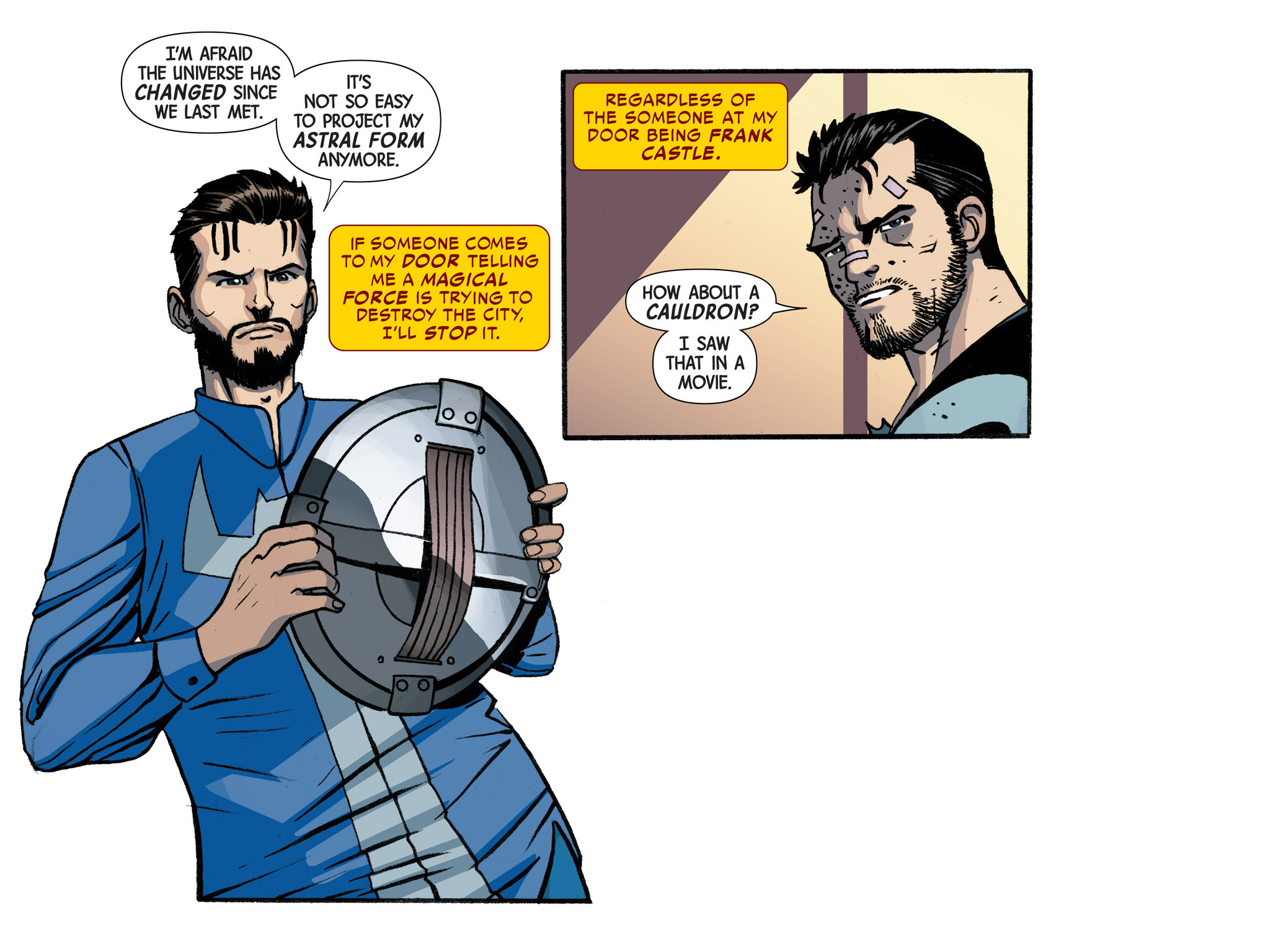 Read online Doctor Strange/Punisher: Magic Bullets Infinite Comic comic -  Issue #2 - 32