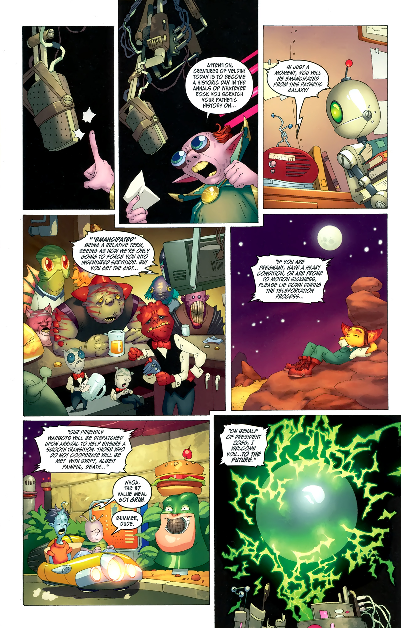 Read online Ratchet & Clank comic -  Issue #1 - 11