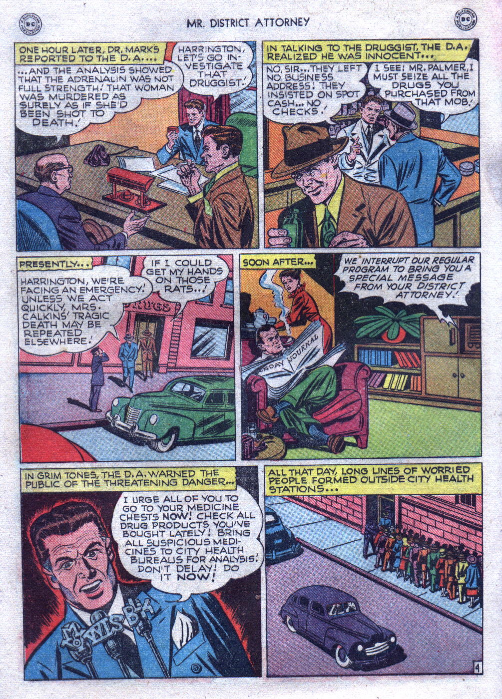 Read online Mr. District Attorney comic -  Issue #5 - 46