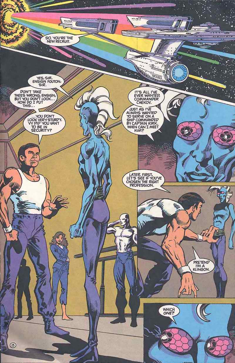 Read online Star Trek (1989) comic -  Issue #1 - 13