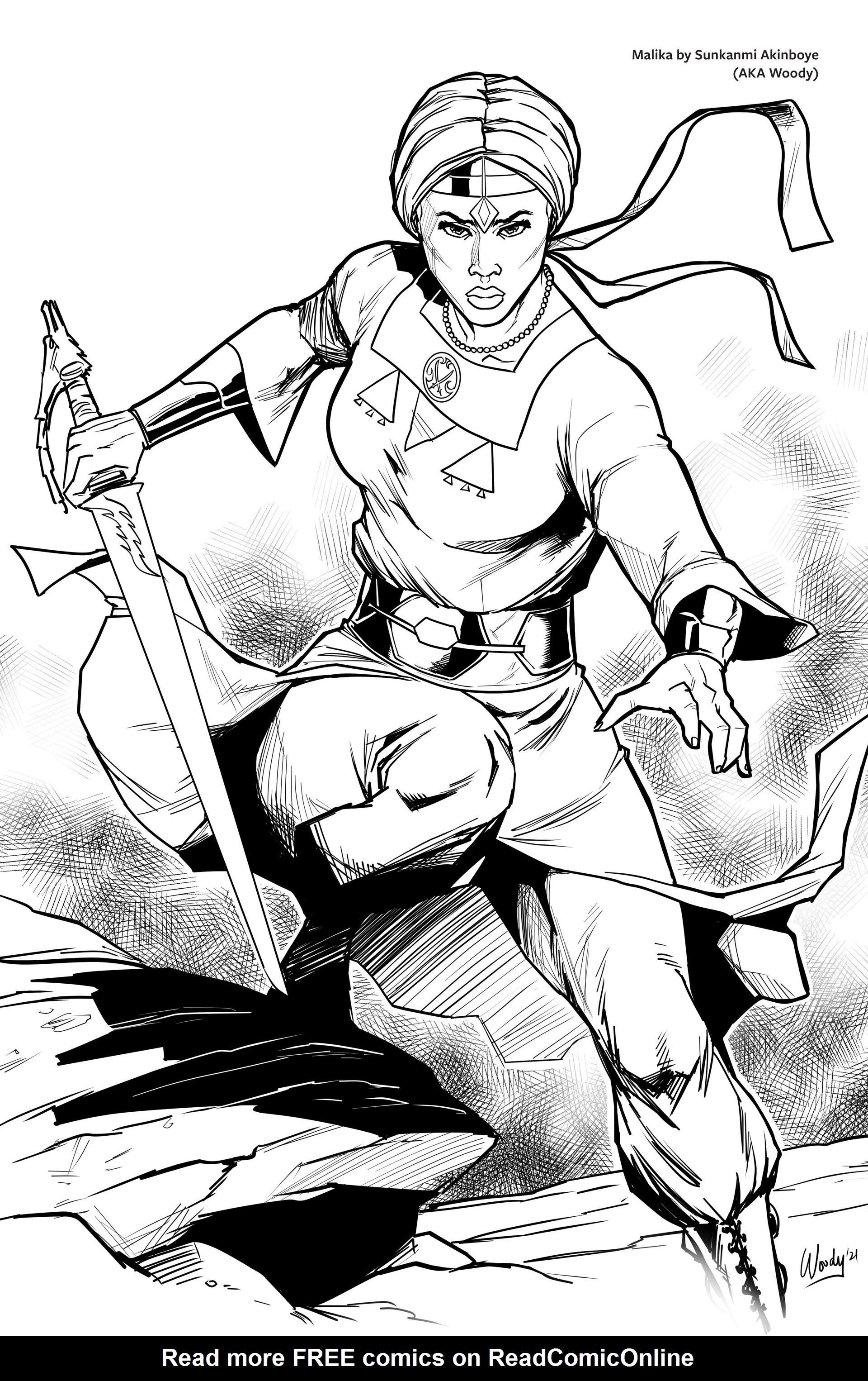 Read online Malika: Warrior Queen comic -  Issue # TPB 2 (Part 1) - 7