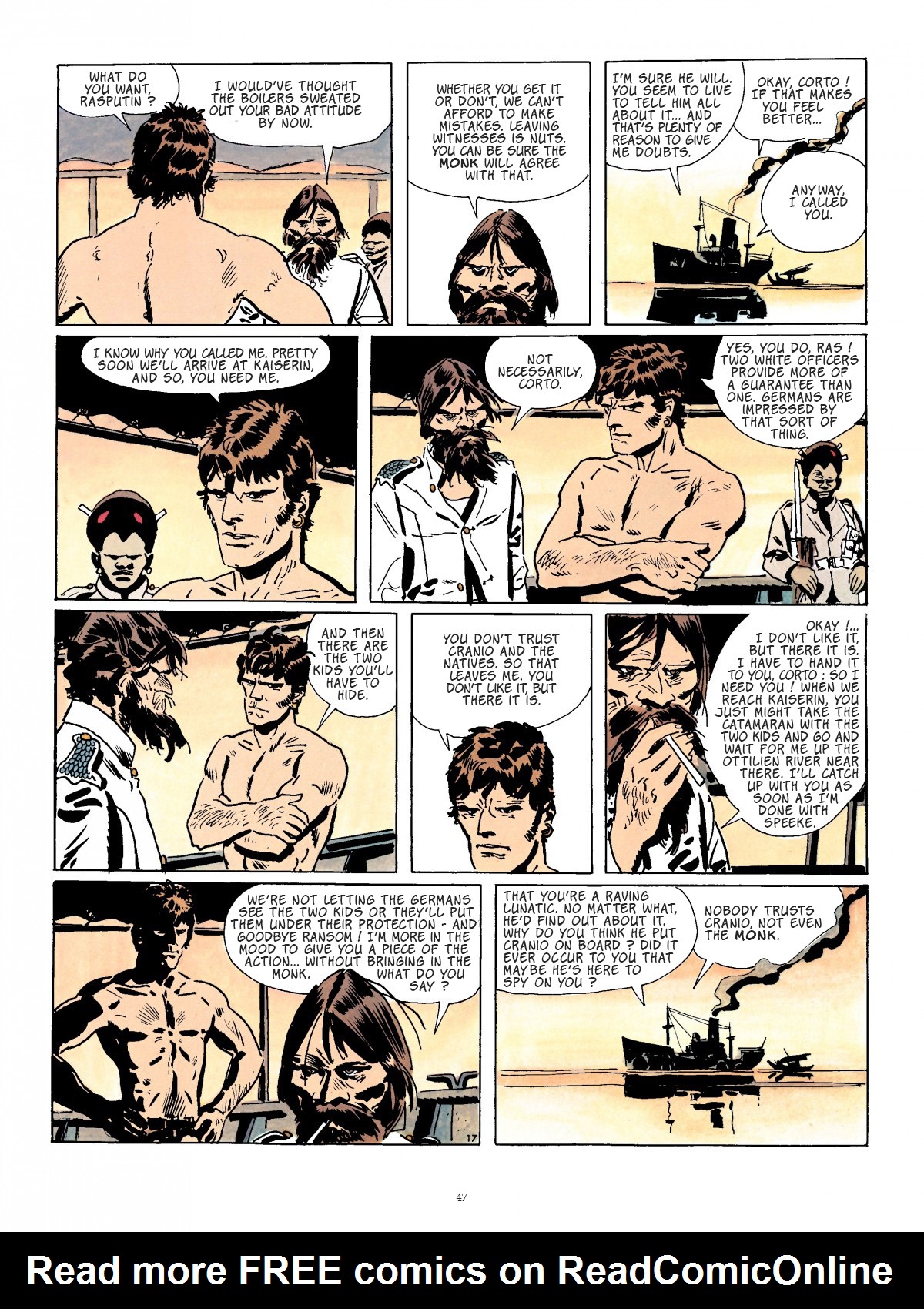 Read online Corto Maltese comic -  Issue # TPB 2 (Part 1) - 37