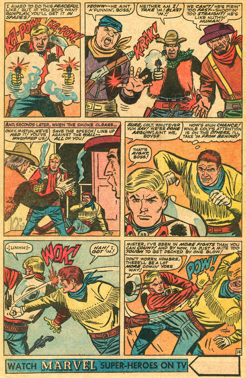 Read online Kid Colt Outlaw comic -  Issue #132 - 16