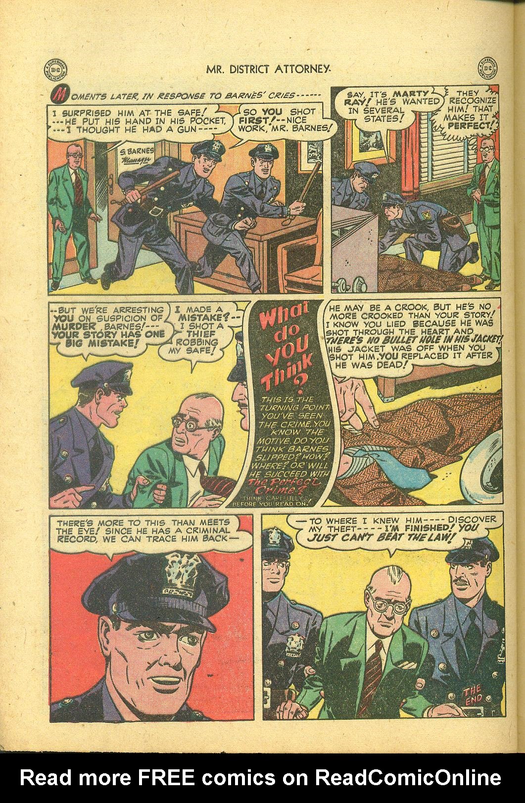 Read online Mr. District Attorney comic -  Issue #2 - 40