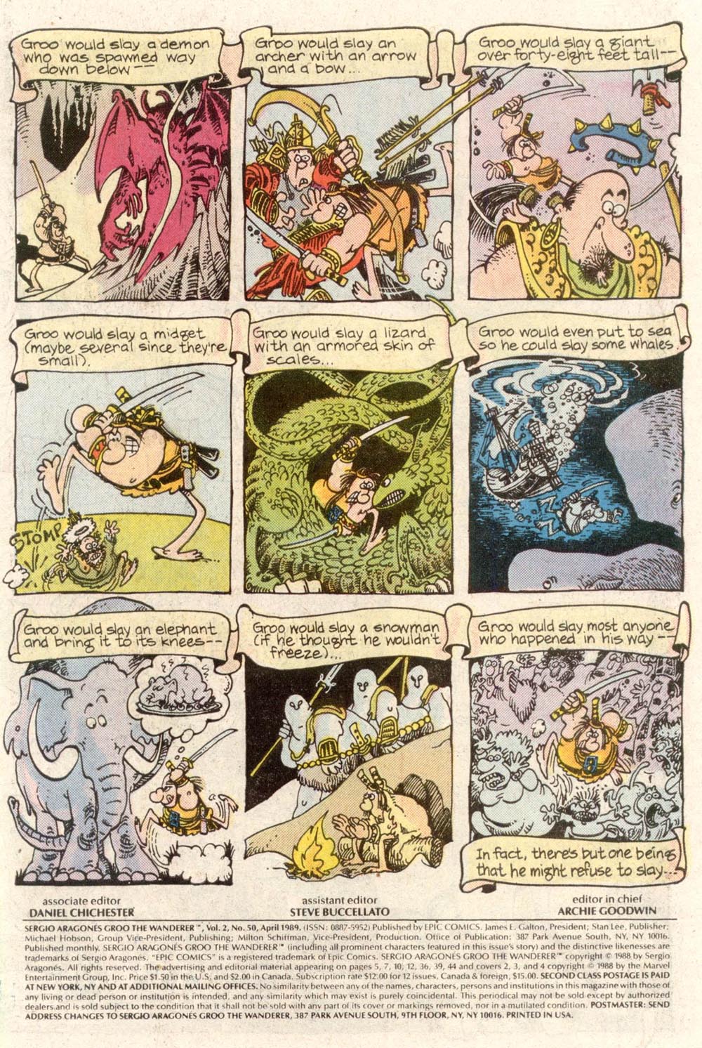 Read online Sergio Aragonés Groo the Wanderer comic -  Issue #50 - 2