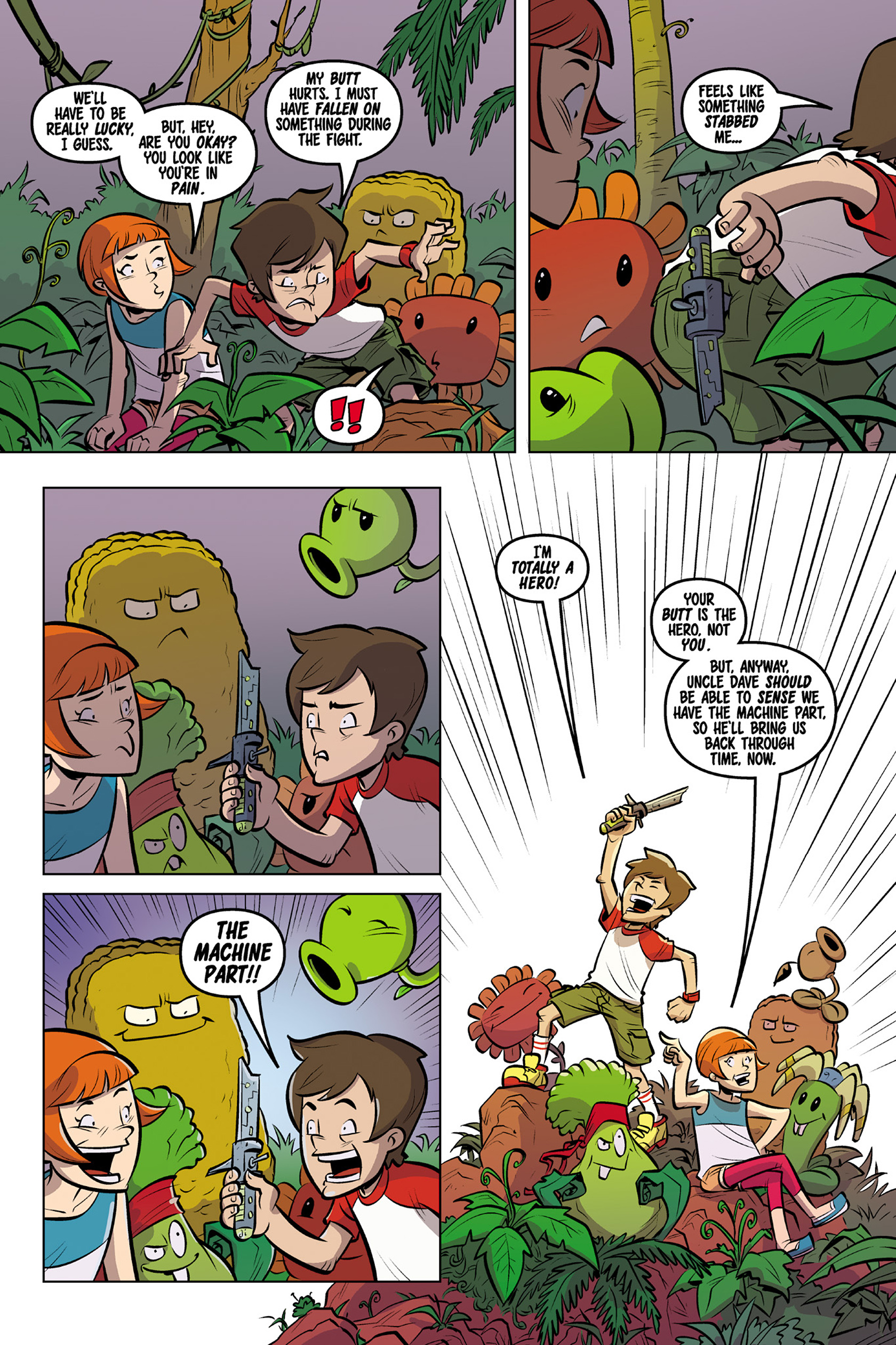 Read online Plants vs. Zombies: Timepocalypse comic -  Issue #3 - 9