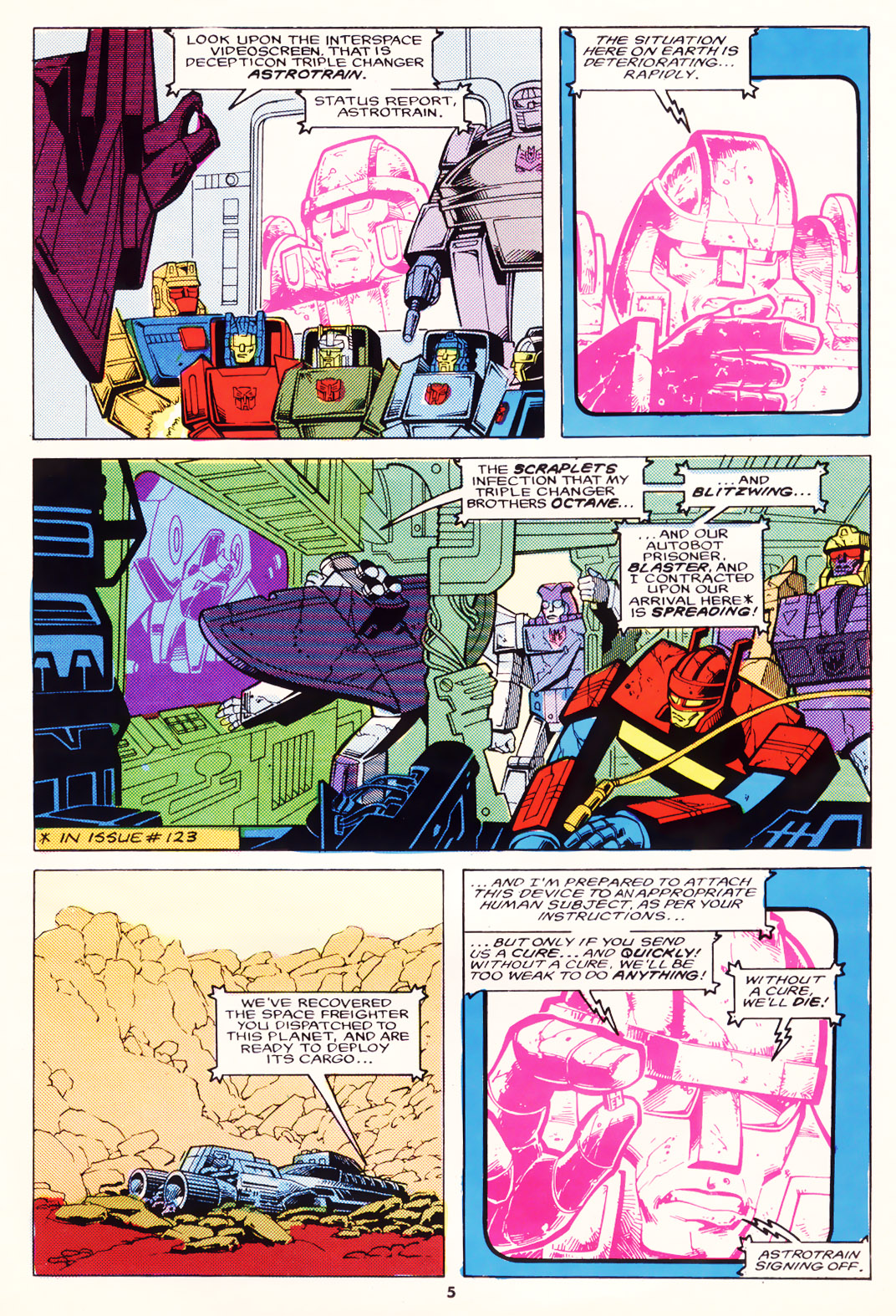 Read online The Transformers (UK) comic -  Issue #126 - 5