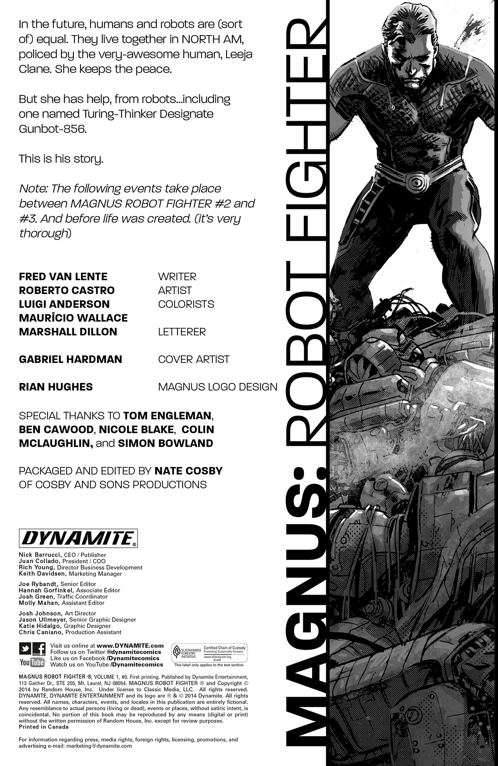 Read online Magnus Robot Fighter (2014) comic -  Issue #0 - 2