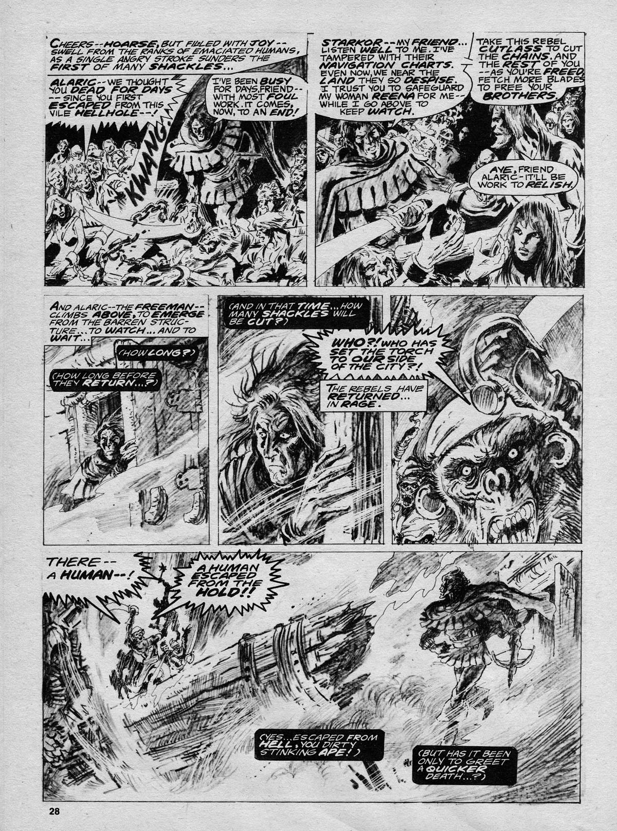 Read online Planet of the Apes comic -  Issue #12 - 28