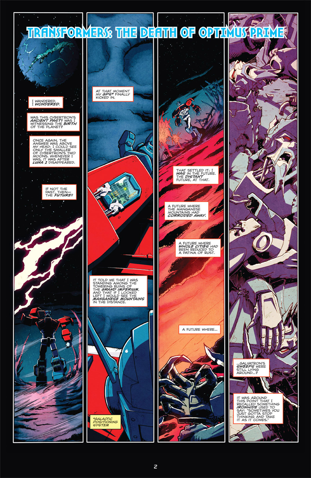 Read online The Transformers: Death of Optimus Prime comic -  Issue # Full - 8