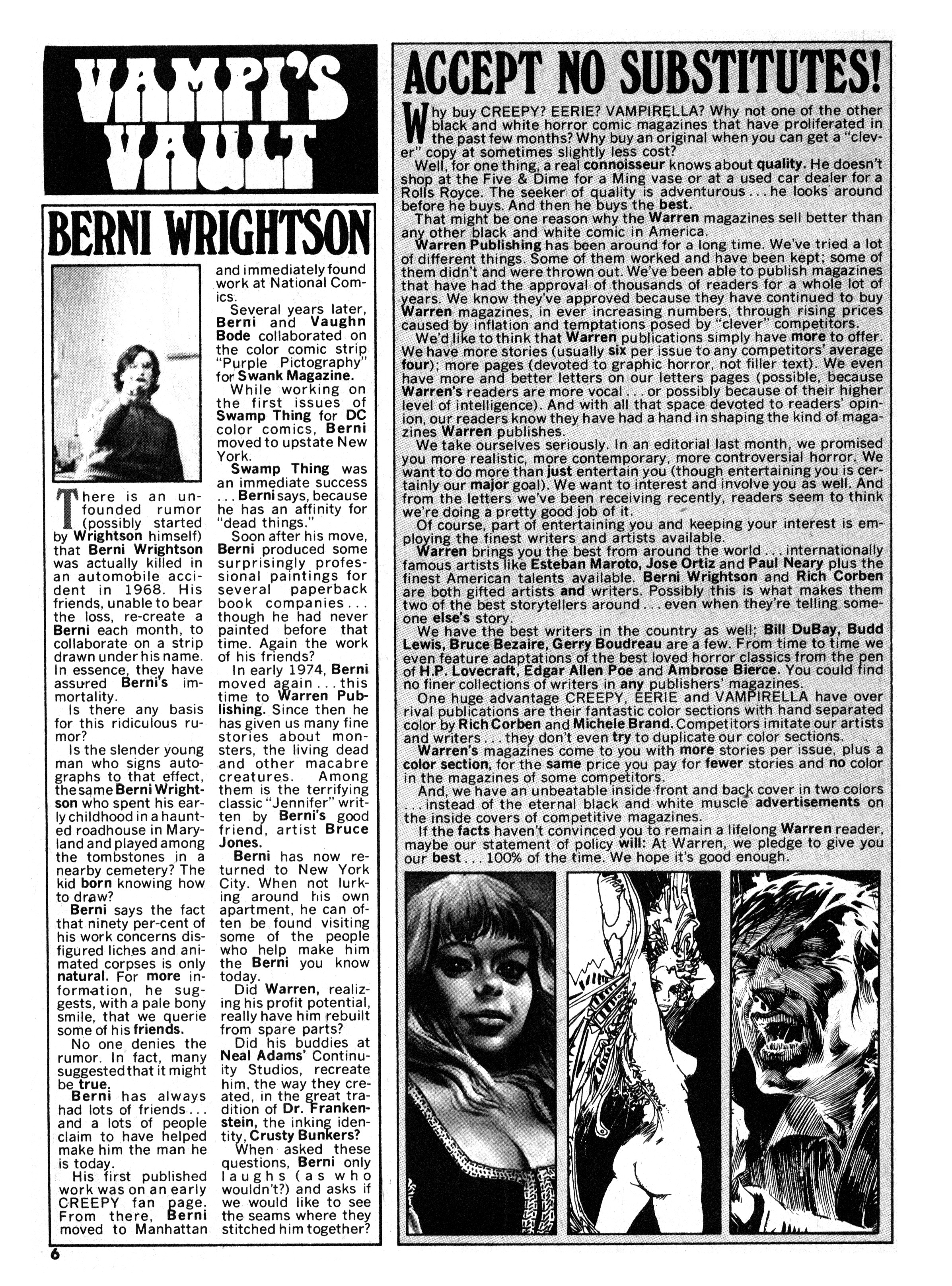 Read online Vampirella (1969) comic -  Issue #40 - 6