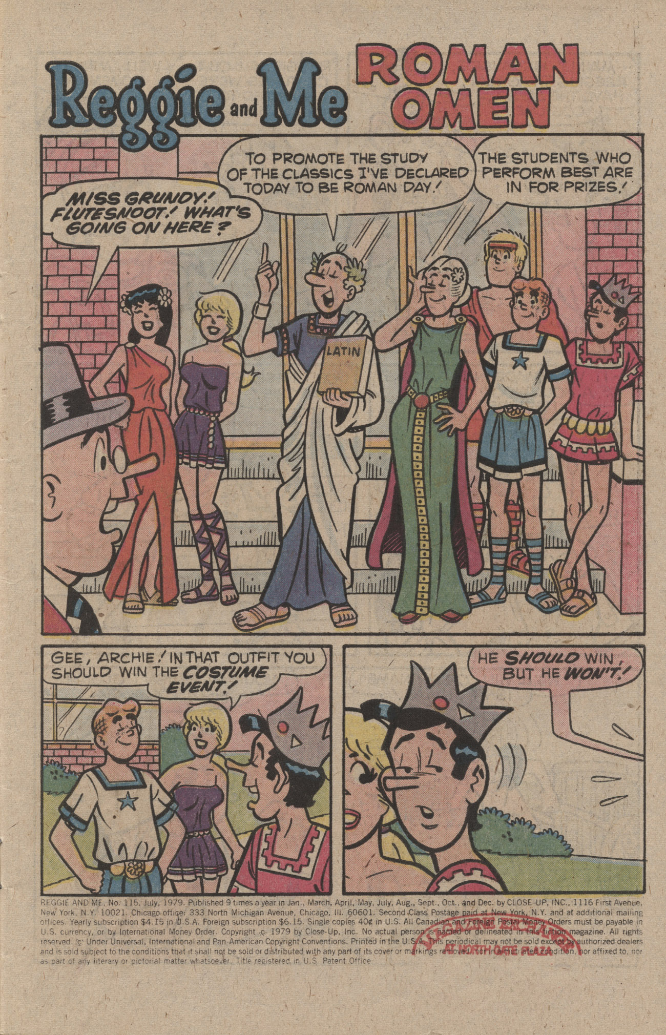Read online Reggie and Me (1966) comic -  Issue #115 - 3