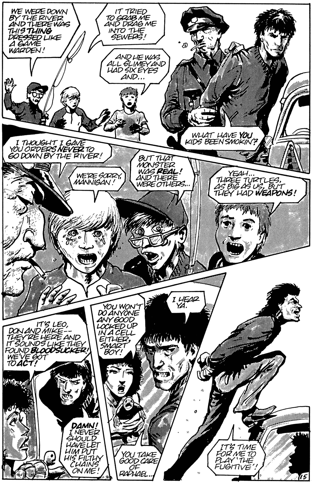 Read online Teenage Mutant Ninja Turtles (1984) comic -  Issue #25 - 17