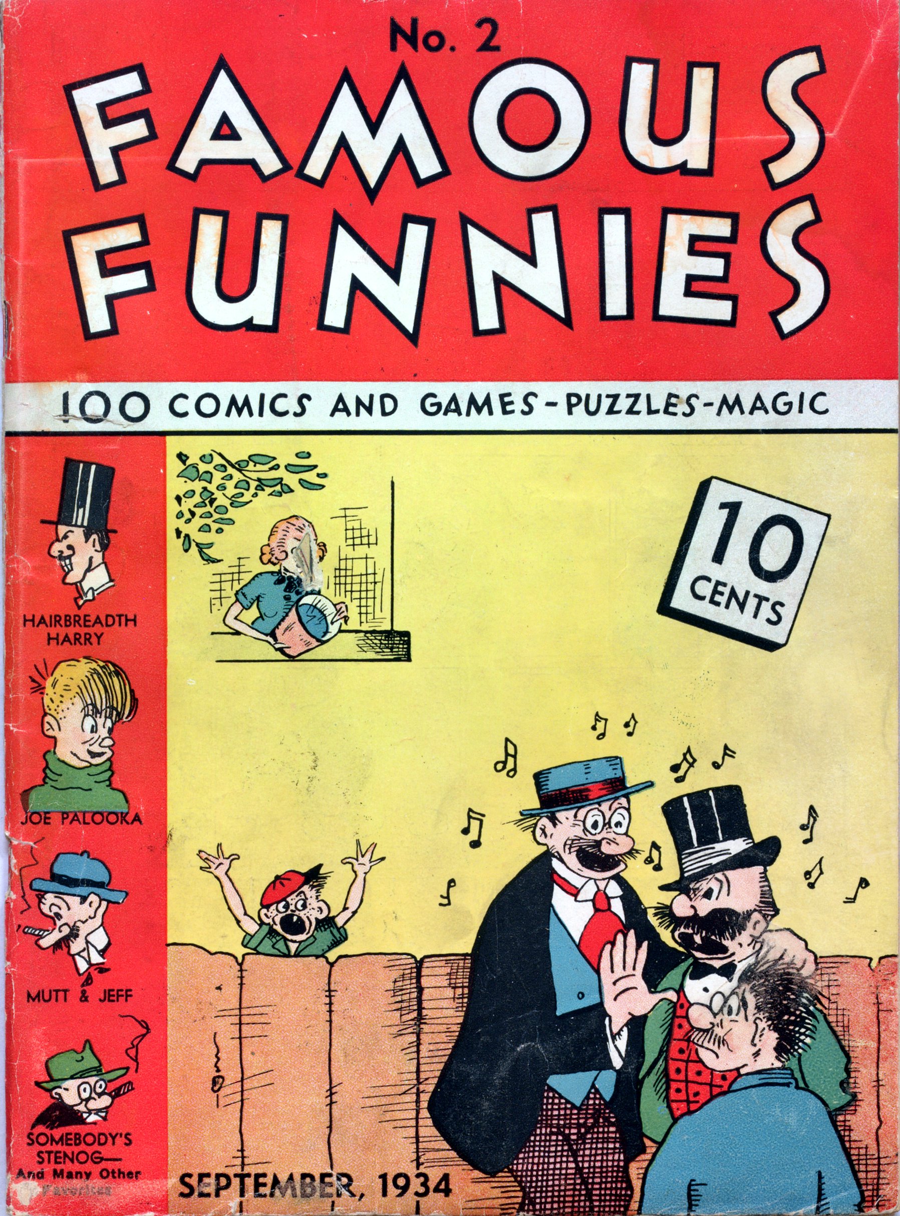 Read online Famous Funnies comic -  Issue #2 - 1