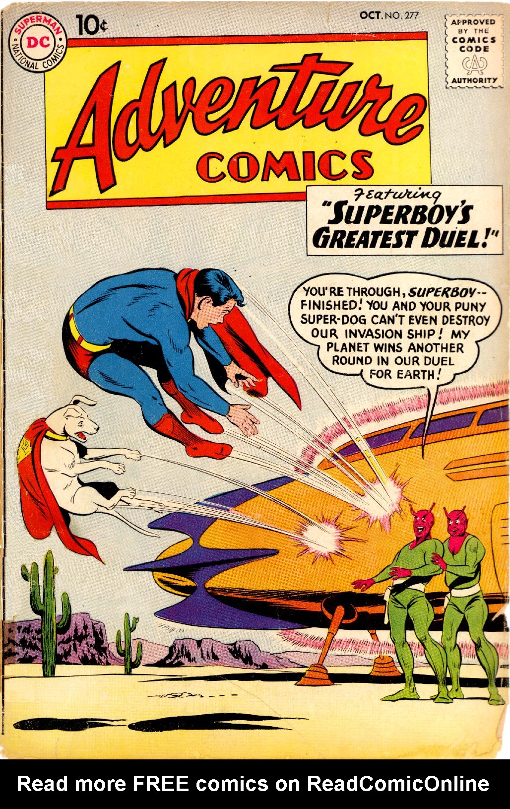 Read online Adventure Comics (1938) comic -  Issue #277 - 1