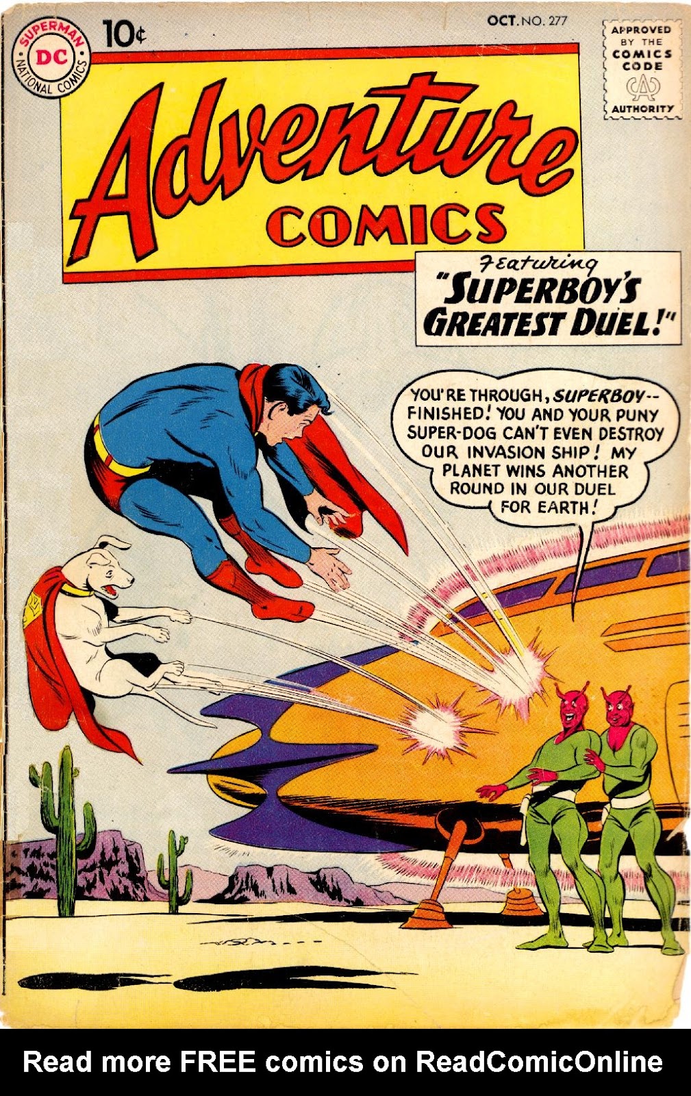 Adventure Comics (1938) issue 277 - Page 1