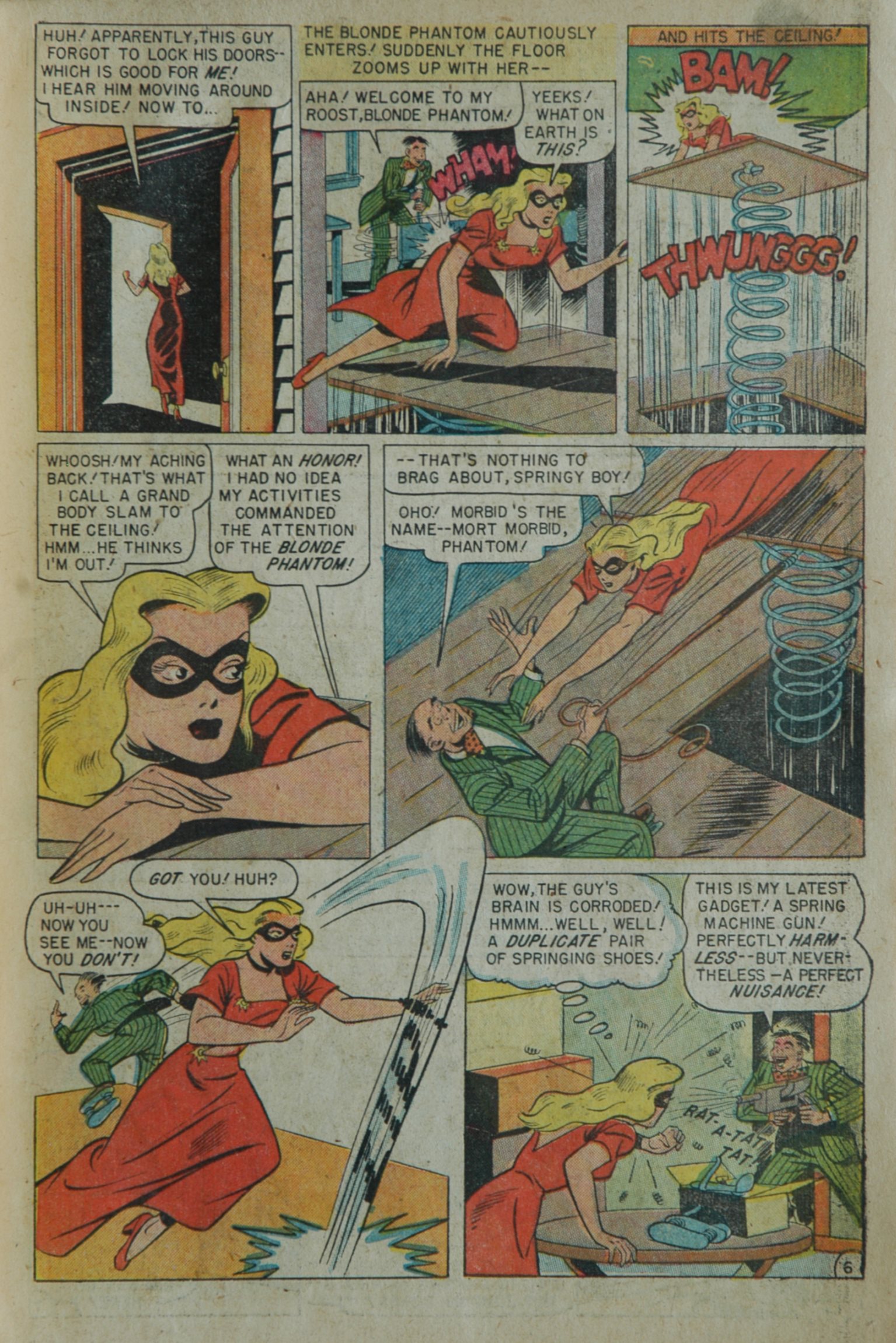 Read online Blonde Phantom Comics comic -  Issue #20 - 15